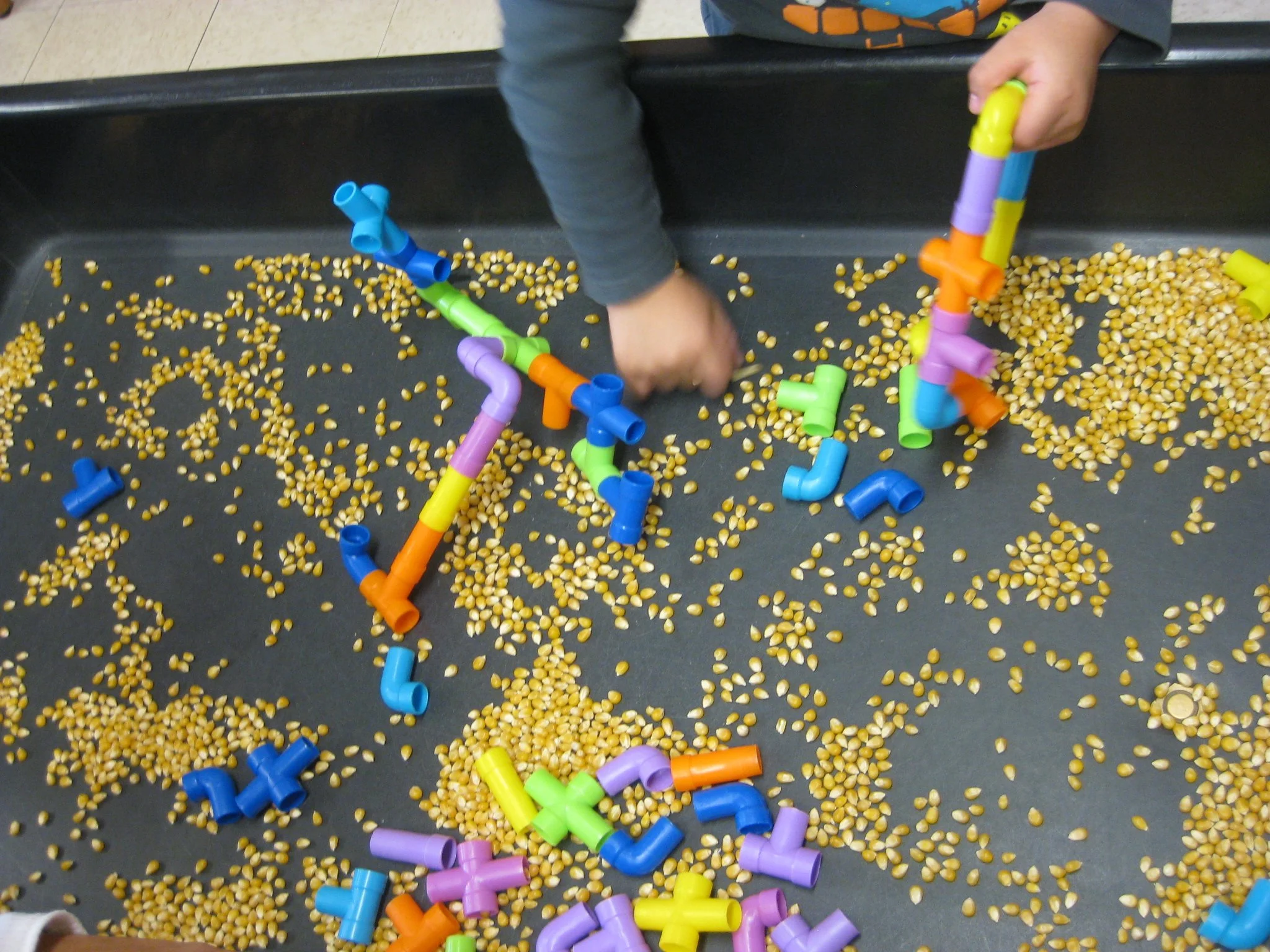 Pipe builders and corn