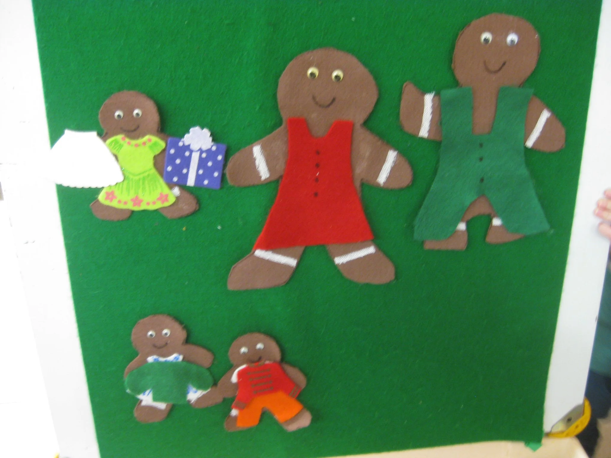 Gingerbread felt
