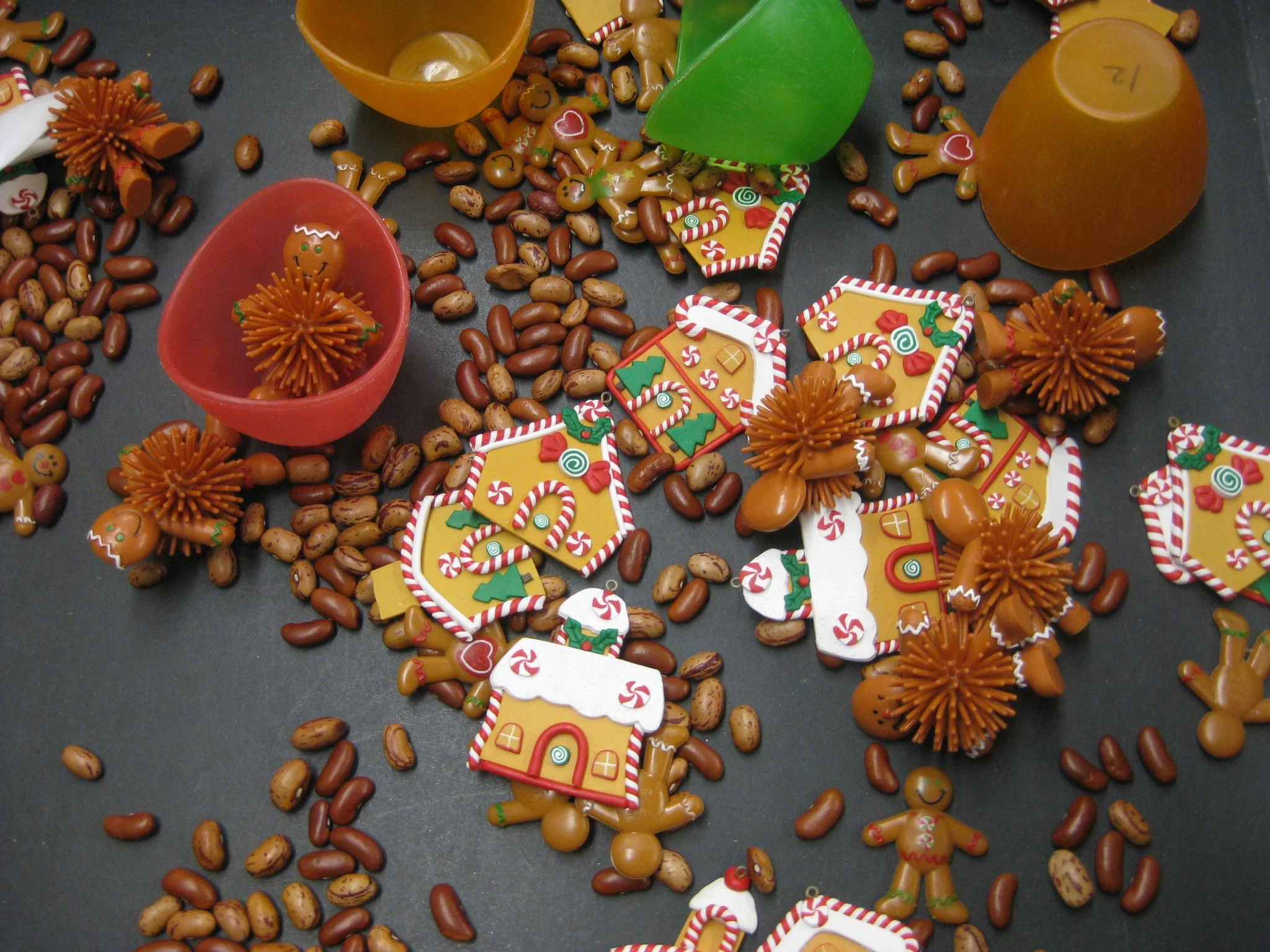 Gingerbread sensory table