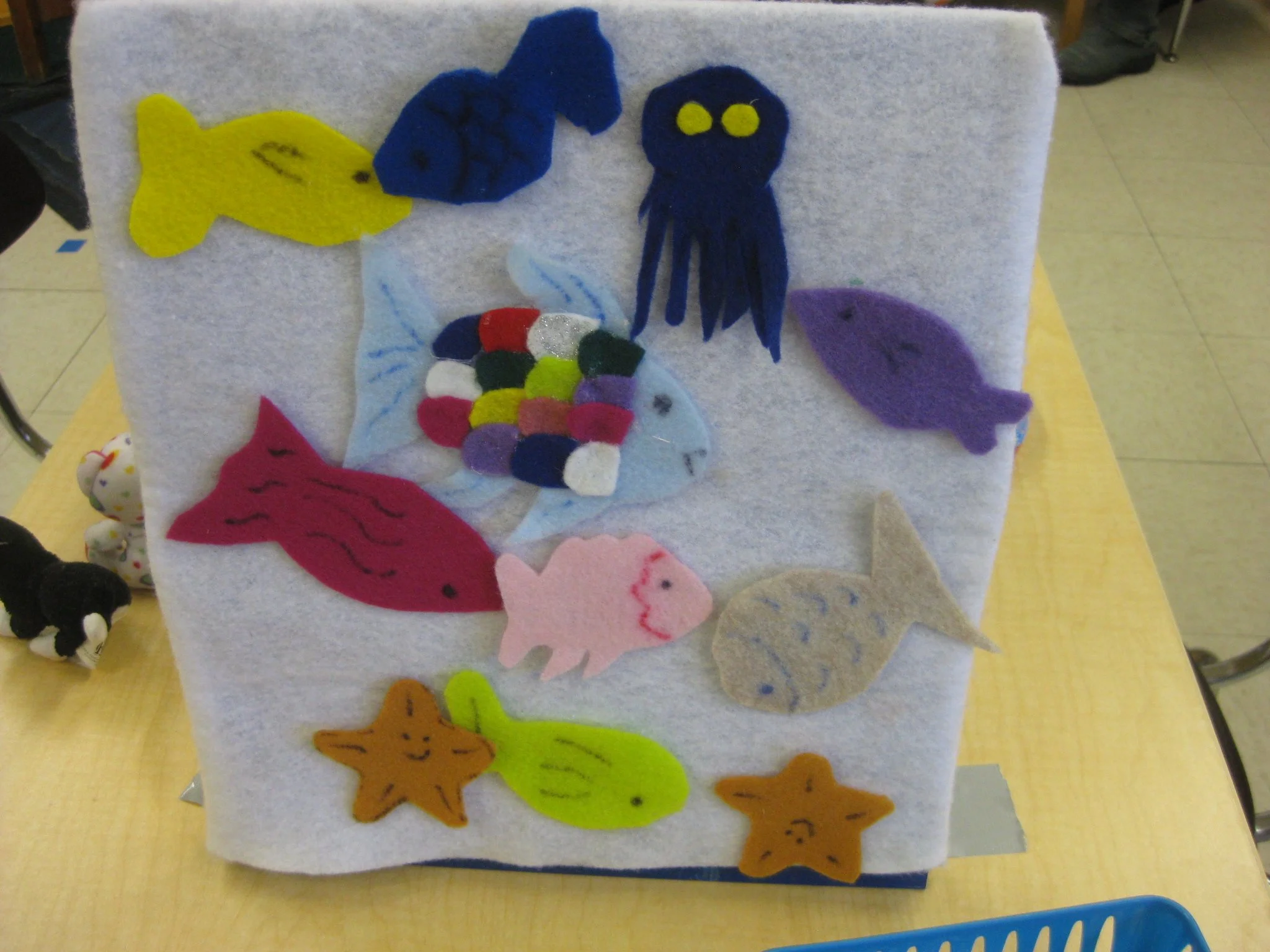 Rainbow Fish Felt