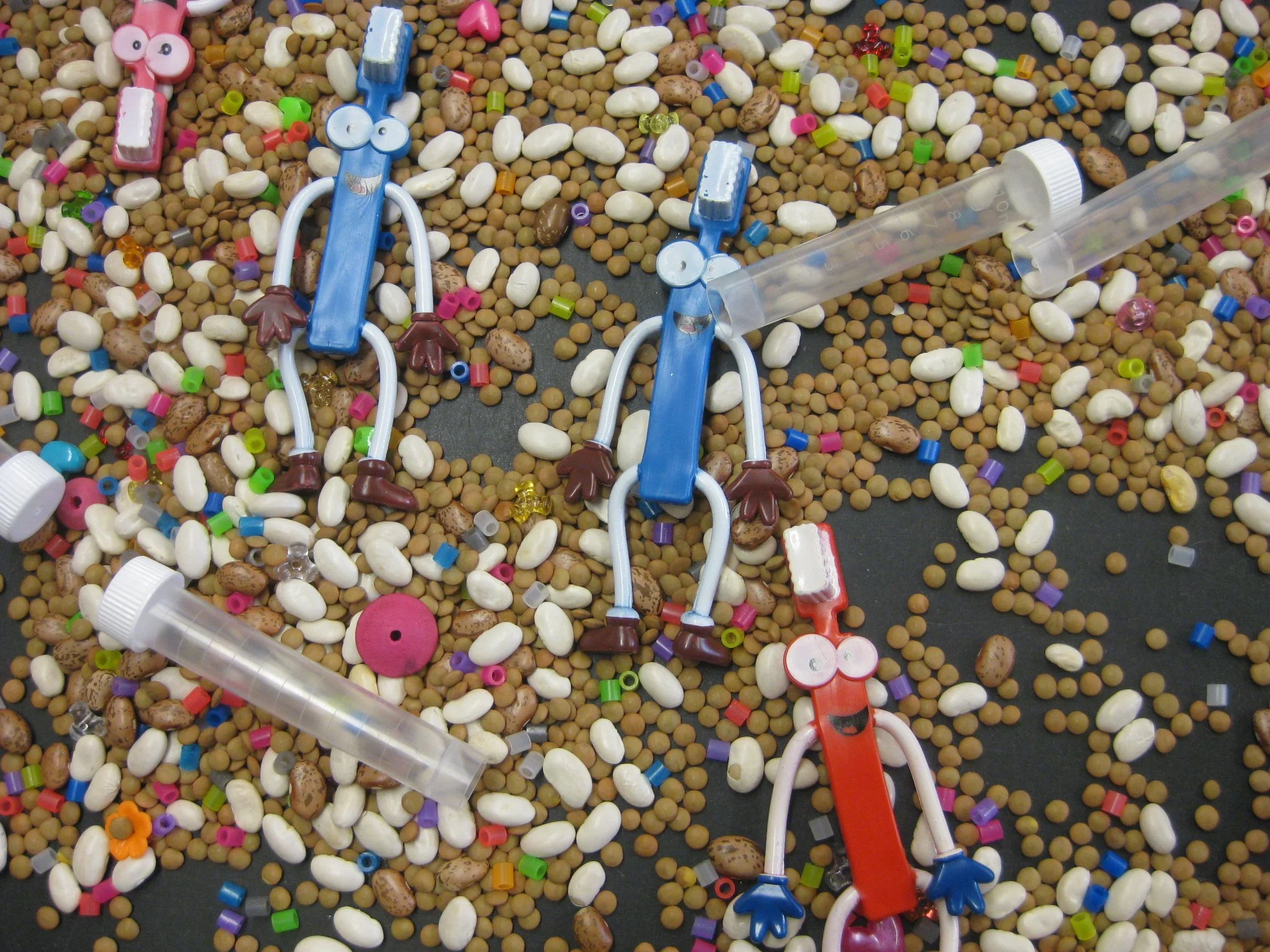 Toothbrush bendables &amp; beans &amp; tubes