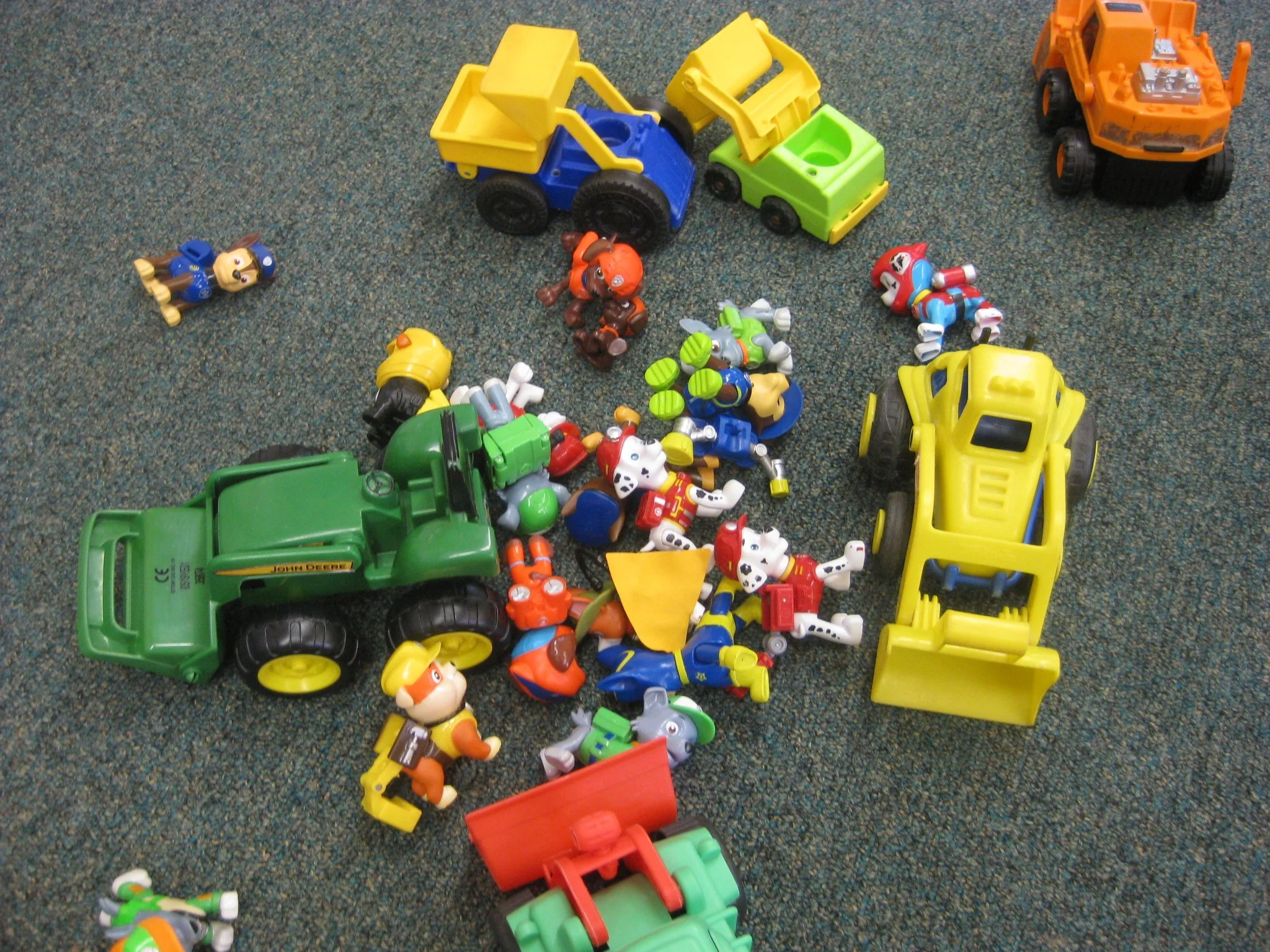 Trucks and Paw Patrol