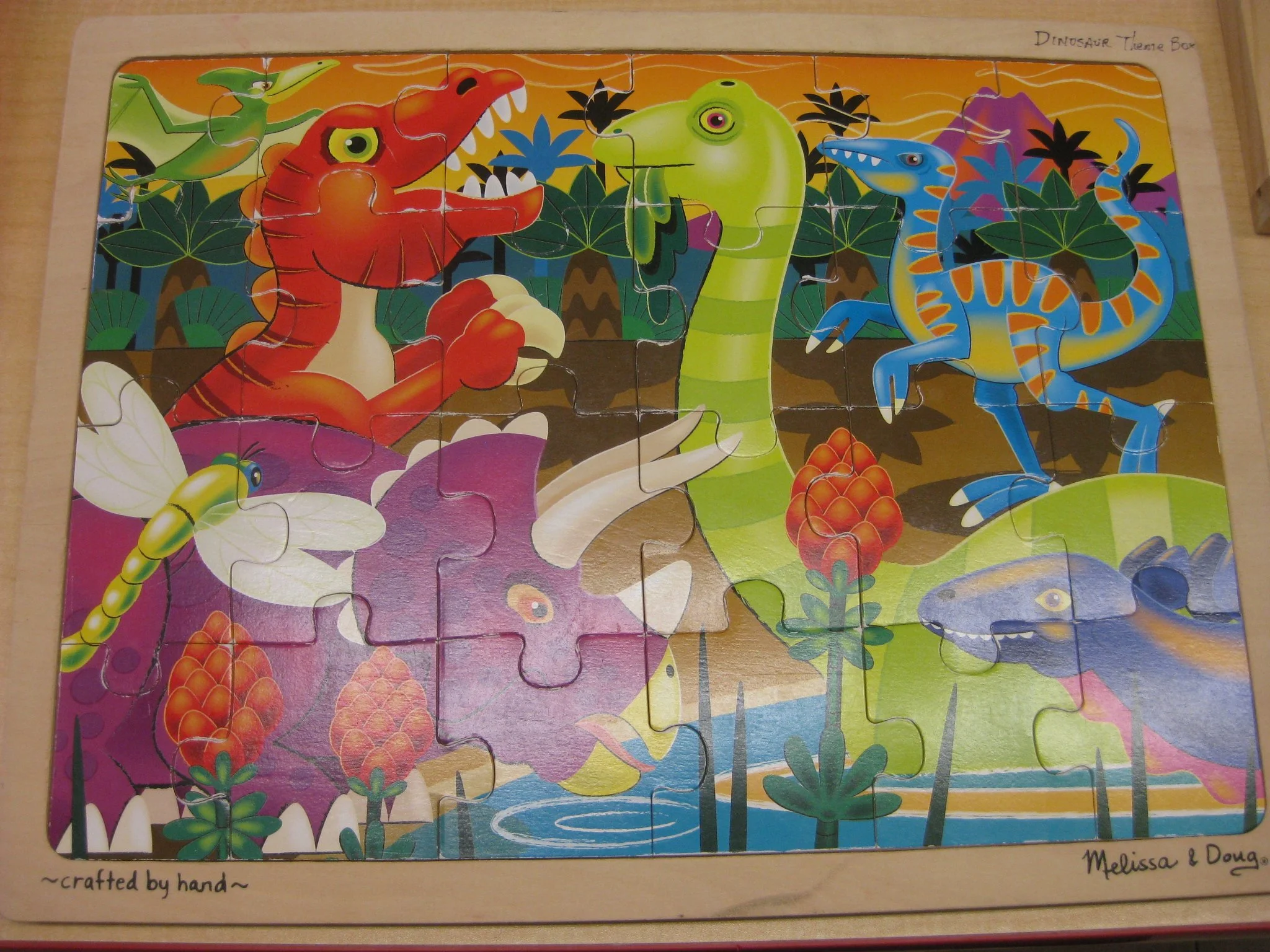 Large dino puzzle