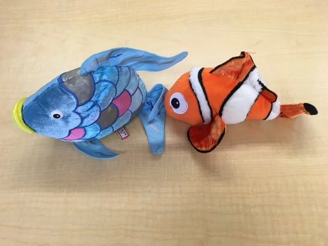 Rainbow Fish and Nemo at Circle Time