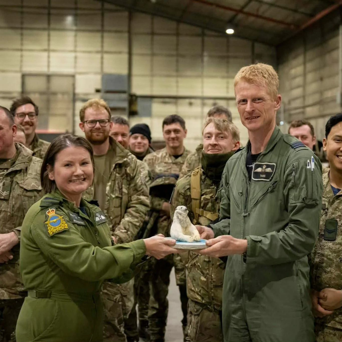 My sculpture...in the arctic...a gift between nations.

Two weeks ago, I got a message from a woman, looking to buy a polar bear sculpture for an upcoming trip. I had one, I told her, but it was kinda heavy&mdash;would she have enough room in her lug