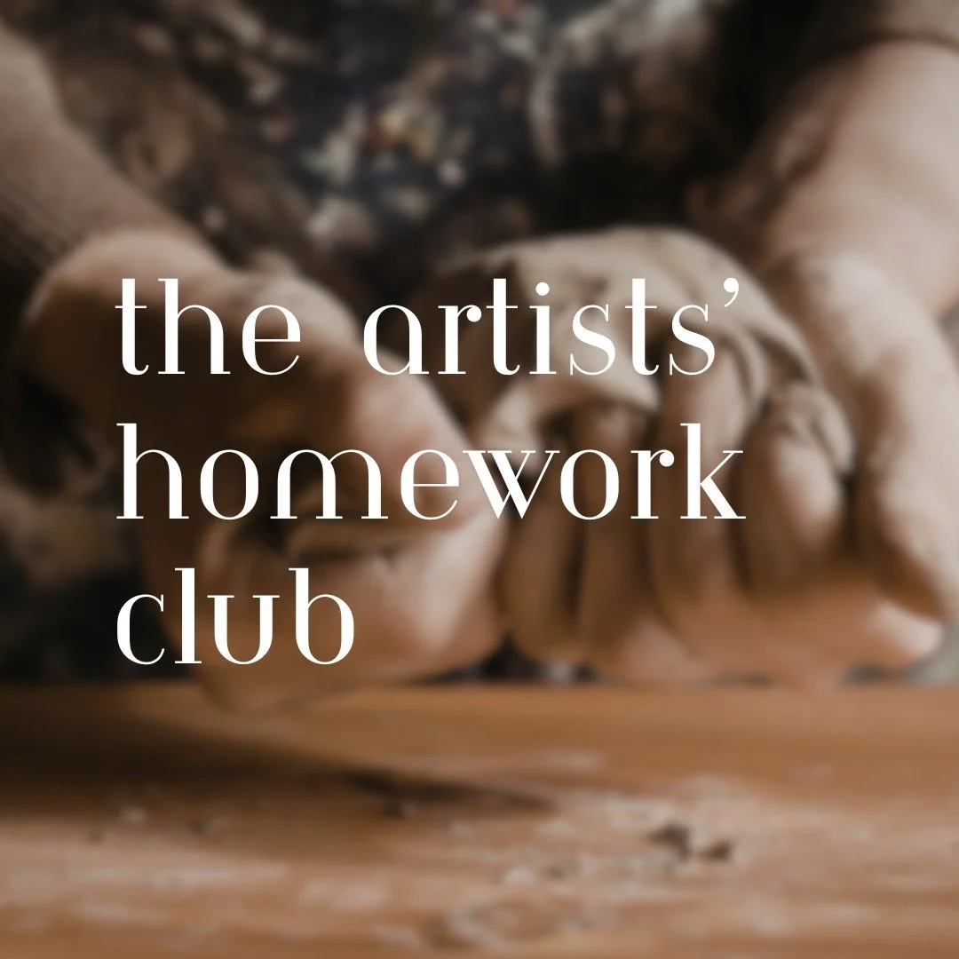 I run a group called The Artists' Homework Club. 

If you're an artist looking for something to help you stay creative, push your skills, and work outside your comfort zone...this might be what you're looking for.

I have space right now for 3 new ce
