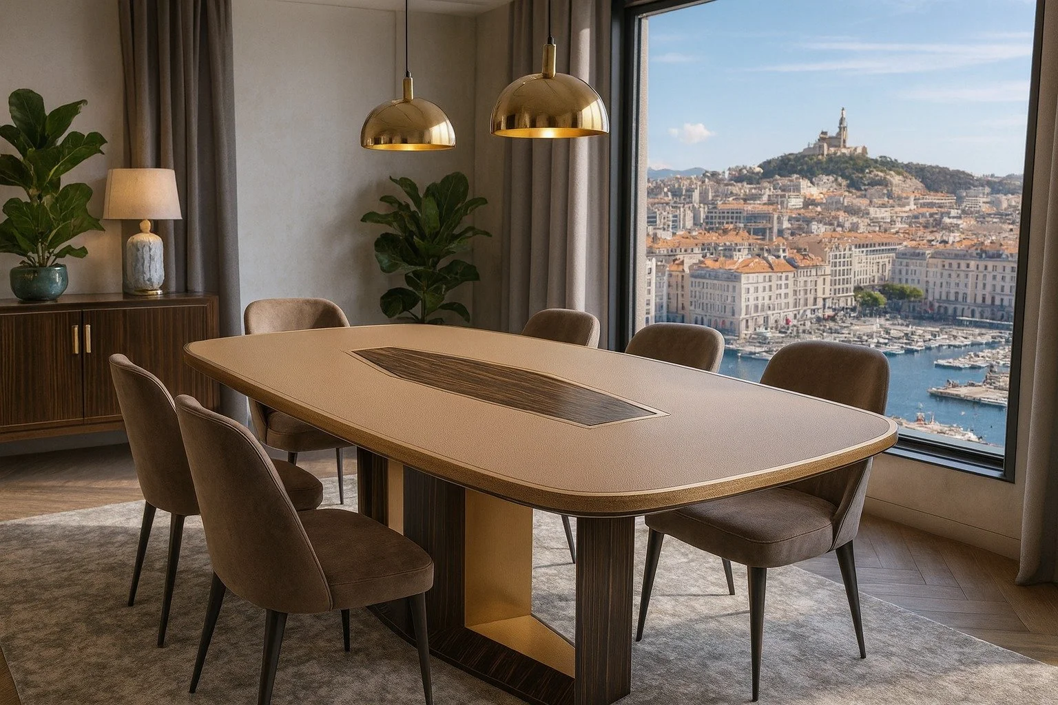 Every detail of the Raquel Dining Table reflects its sophisticated charm and modern aesthetic. This exquisite piece is the perfect blend of bold design and understated elegance, destined to be the centerpiece of any dining space.

Know more about Raq