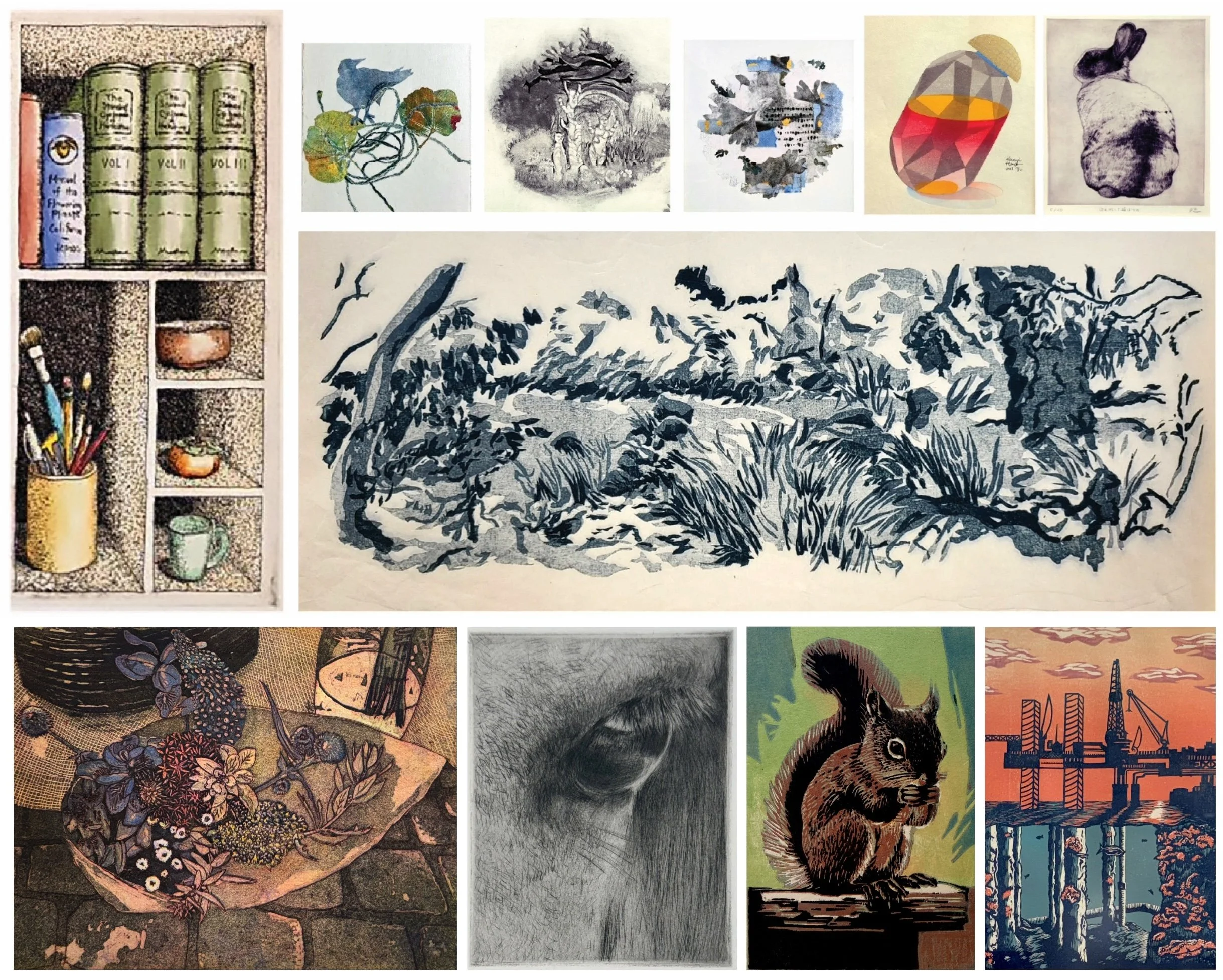 Sample of artwork in the show