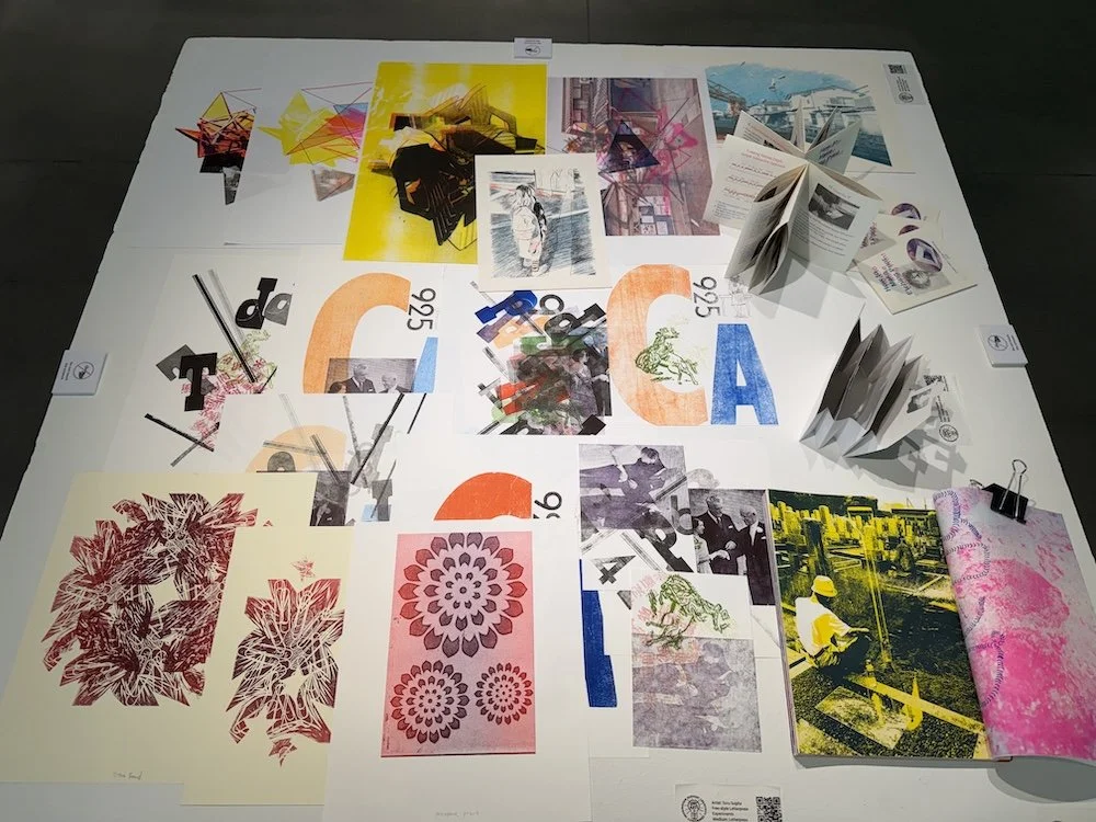 Installation shot, two lands