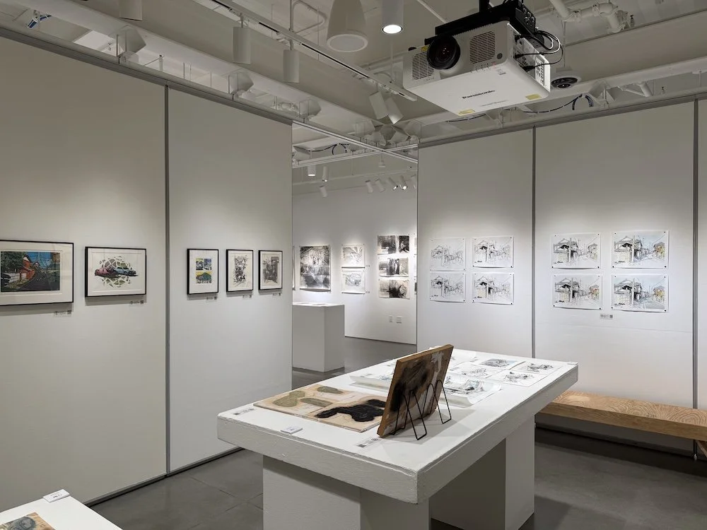 Installation shot, two lands