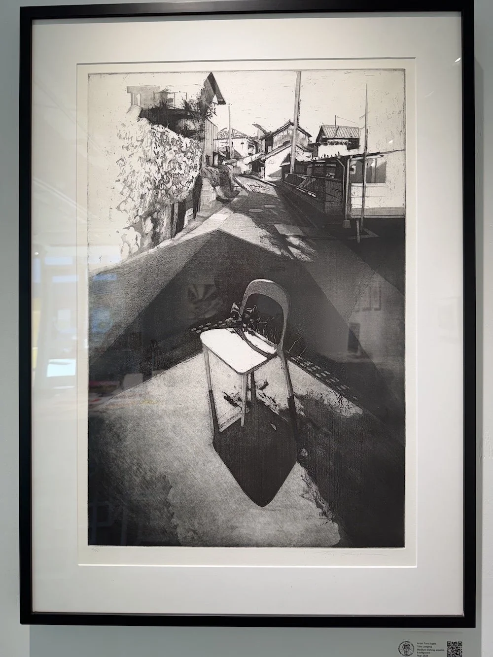 Artwork by Toru Sugita, two lands