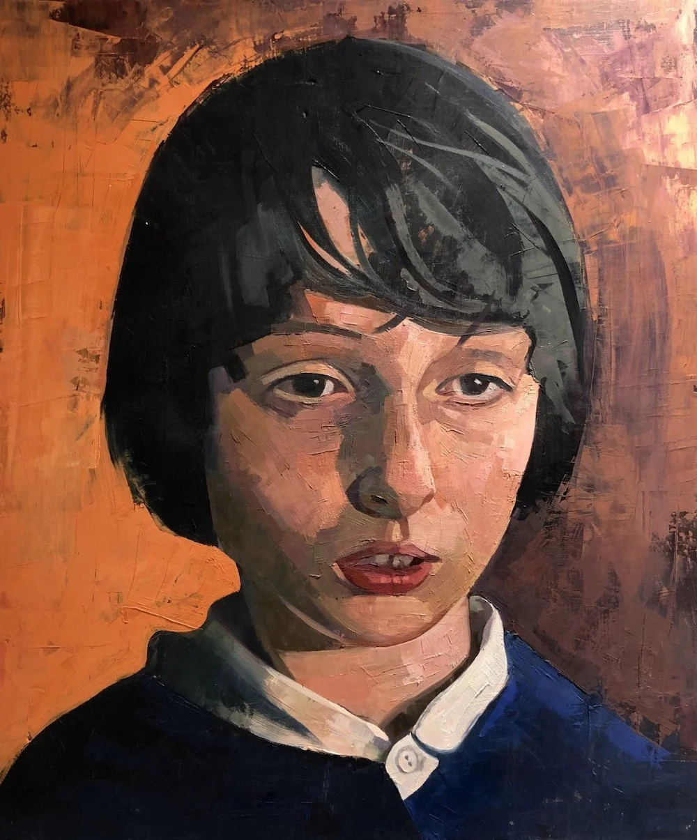 Jane Fisher,
Mike,
Oil on Panel
2017
20 3/4" x 17 1/4"
