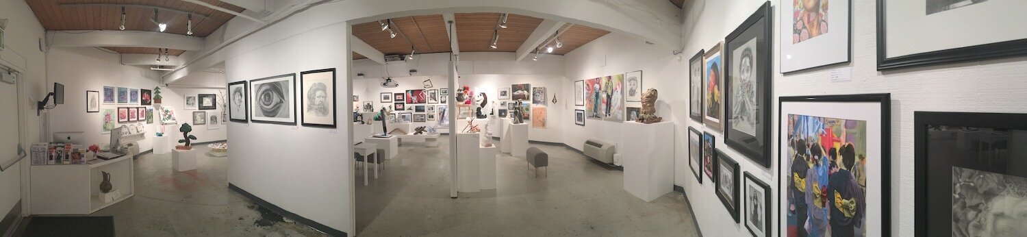 2018 Student Art Show galley view