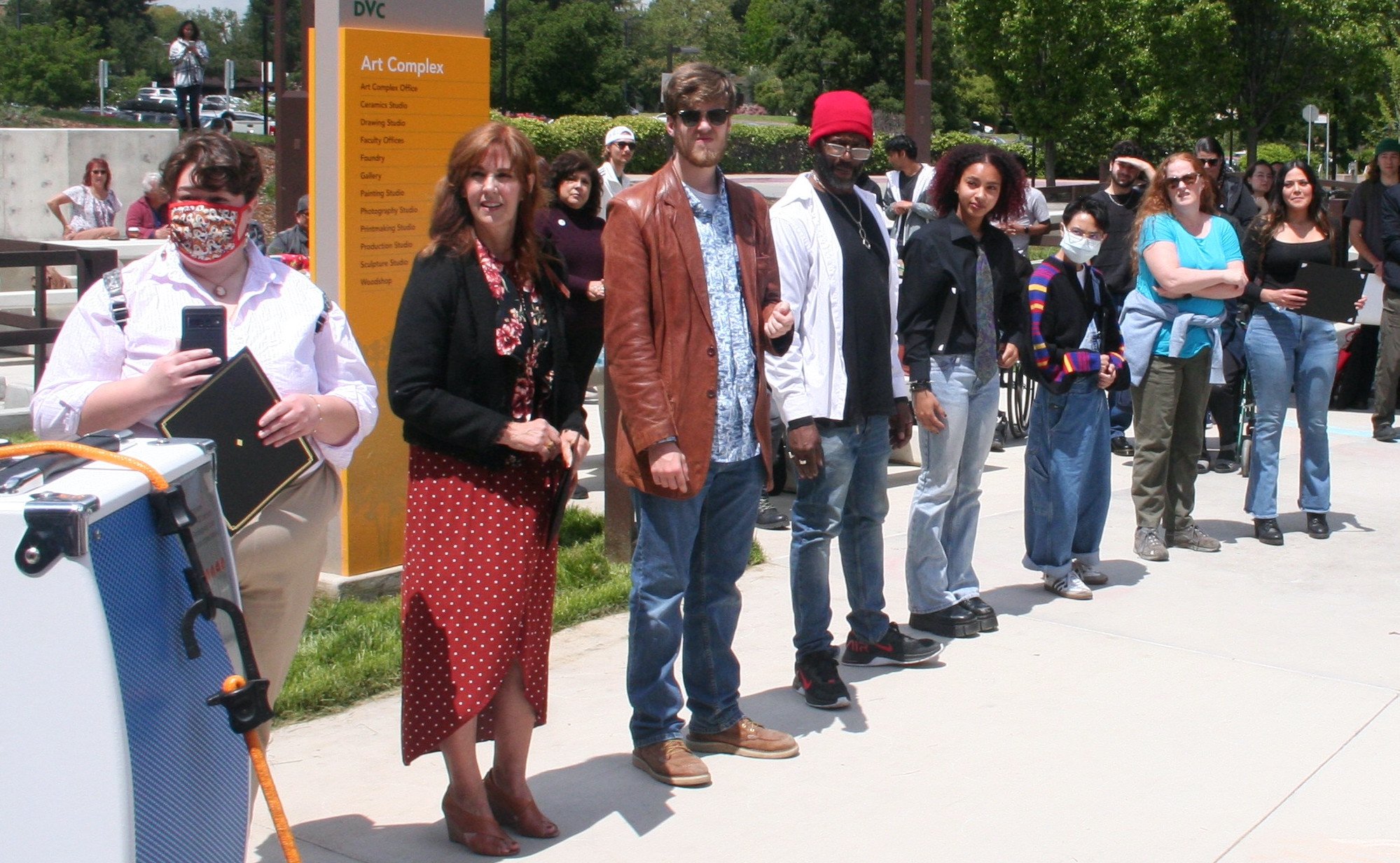  A group of prize-winning students