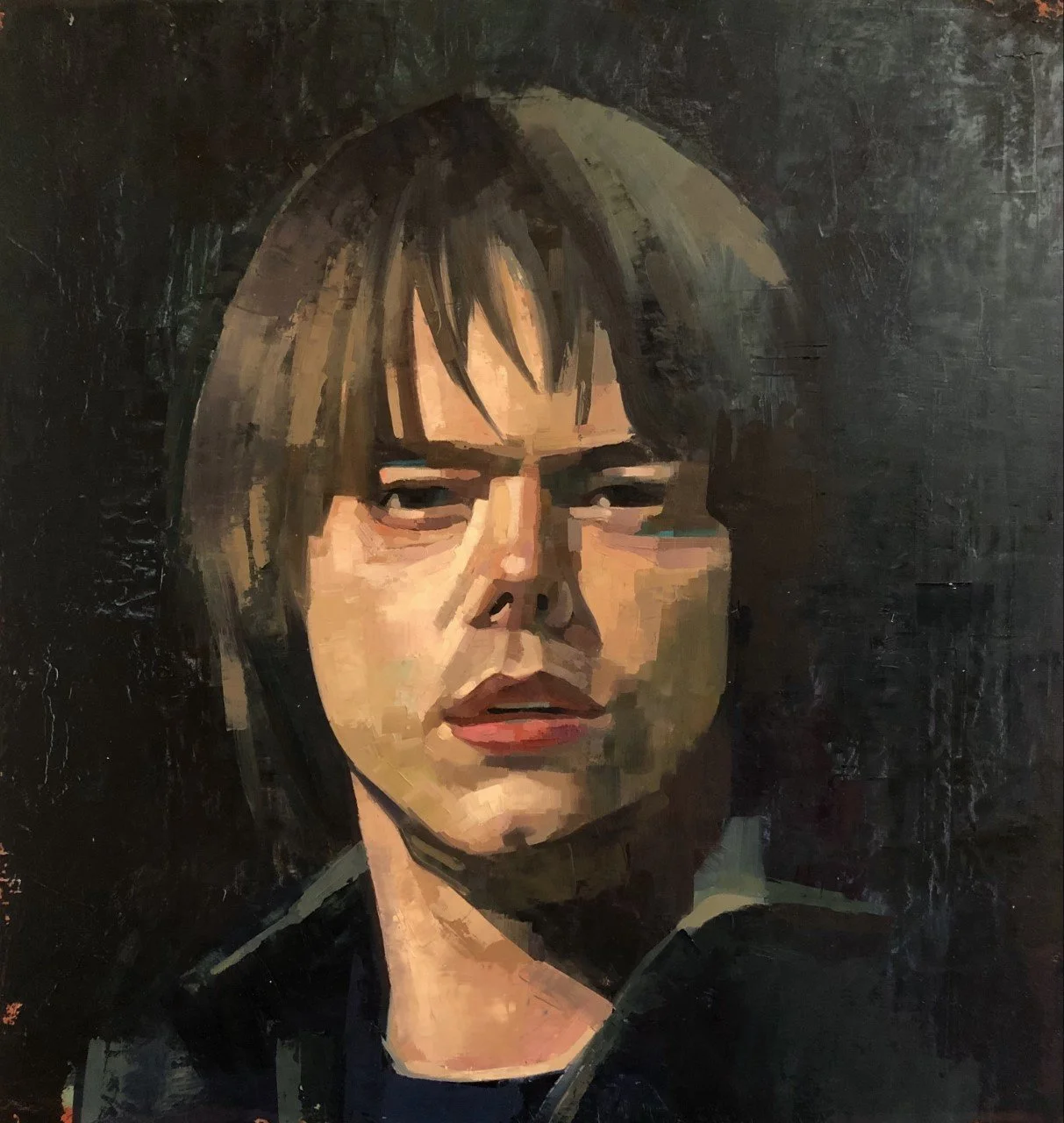 Jane Fisher,
Jonathan,
Oil on Panel
2017
20 3/4" x 20"