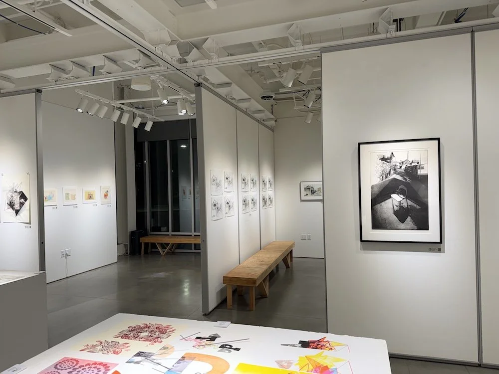 Installation shot, two lands