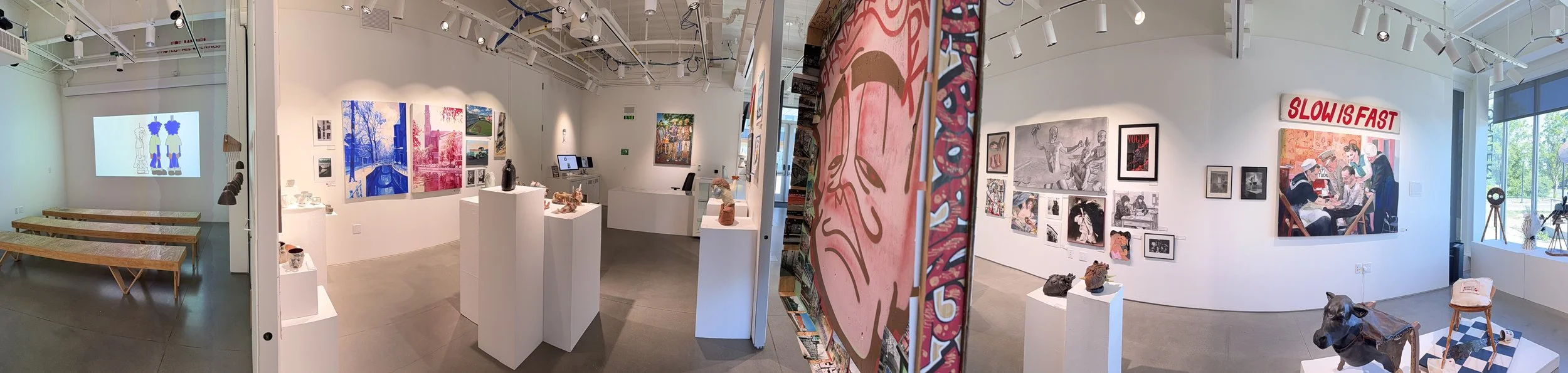 2026 student art show Gallery installation