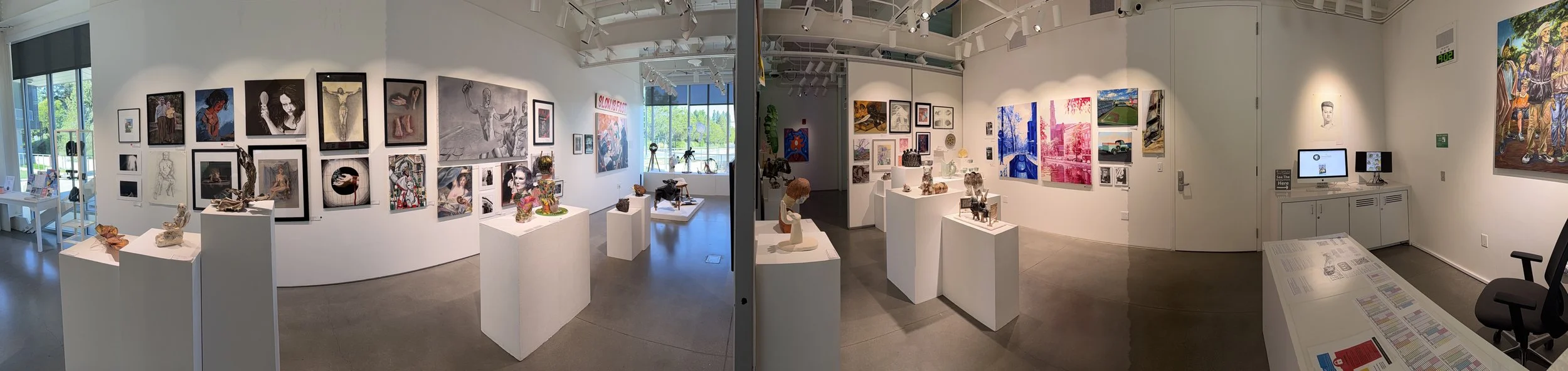 2026 student art show Gallery installation