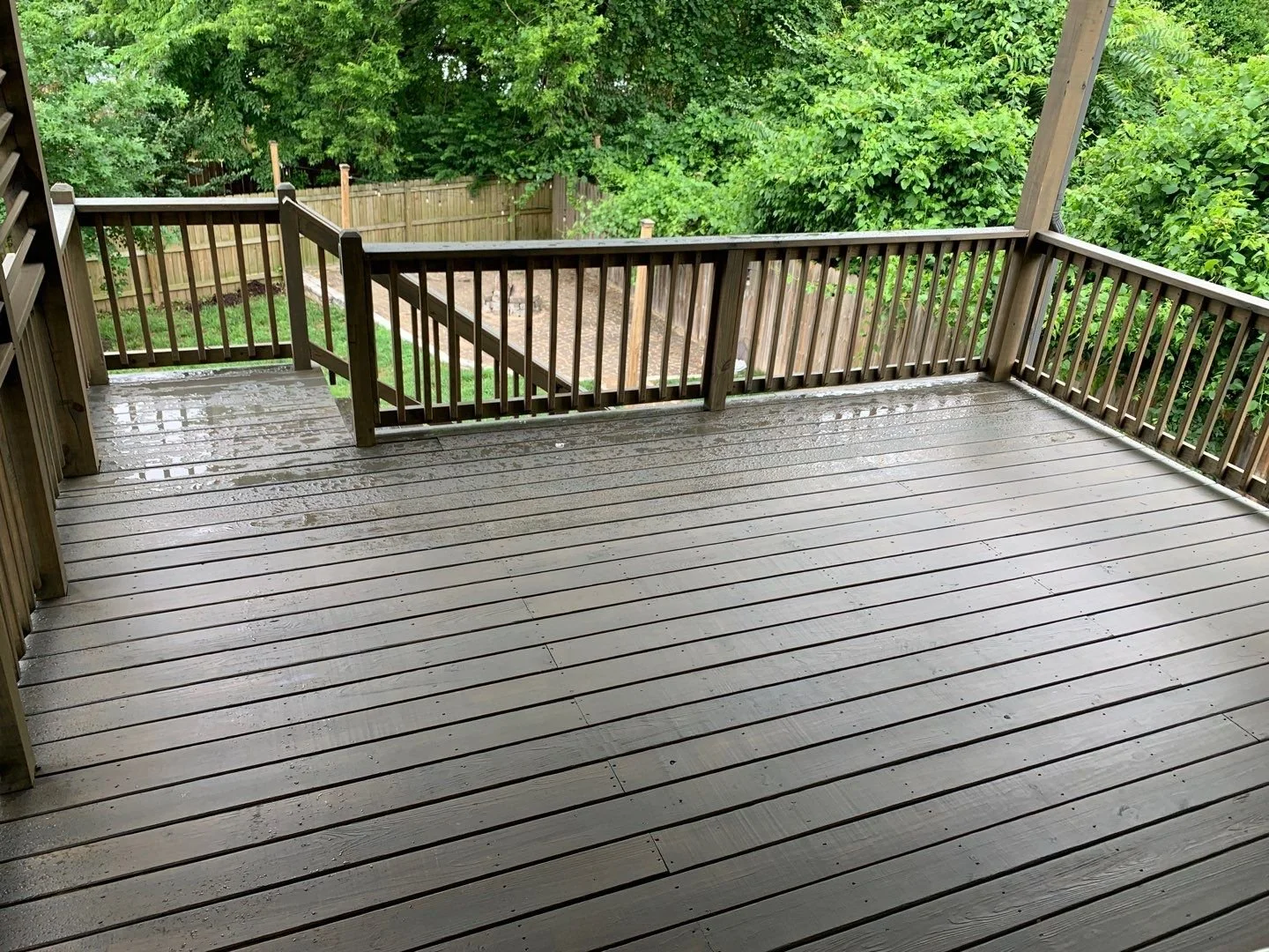 Deck Staining In Brentwood and Nashville TN. — Modern Handymen