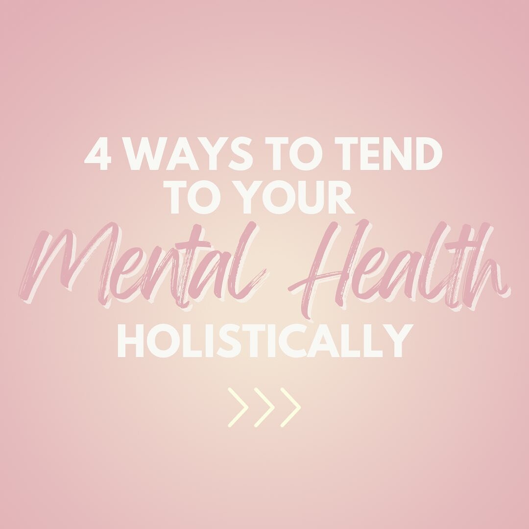 As we prioritize our mental health and healing, it&rsquo;s important to remember that mental health doesn&rsquo;t simply live in our heads. Our mental health can be found in ALL layers of ourselves: our bodies, minds, emotions, energy, spirit, and ev