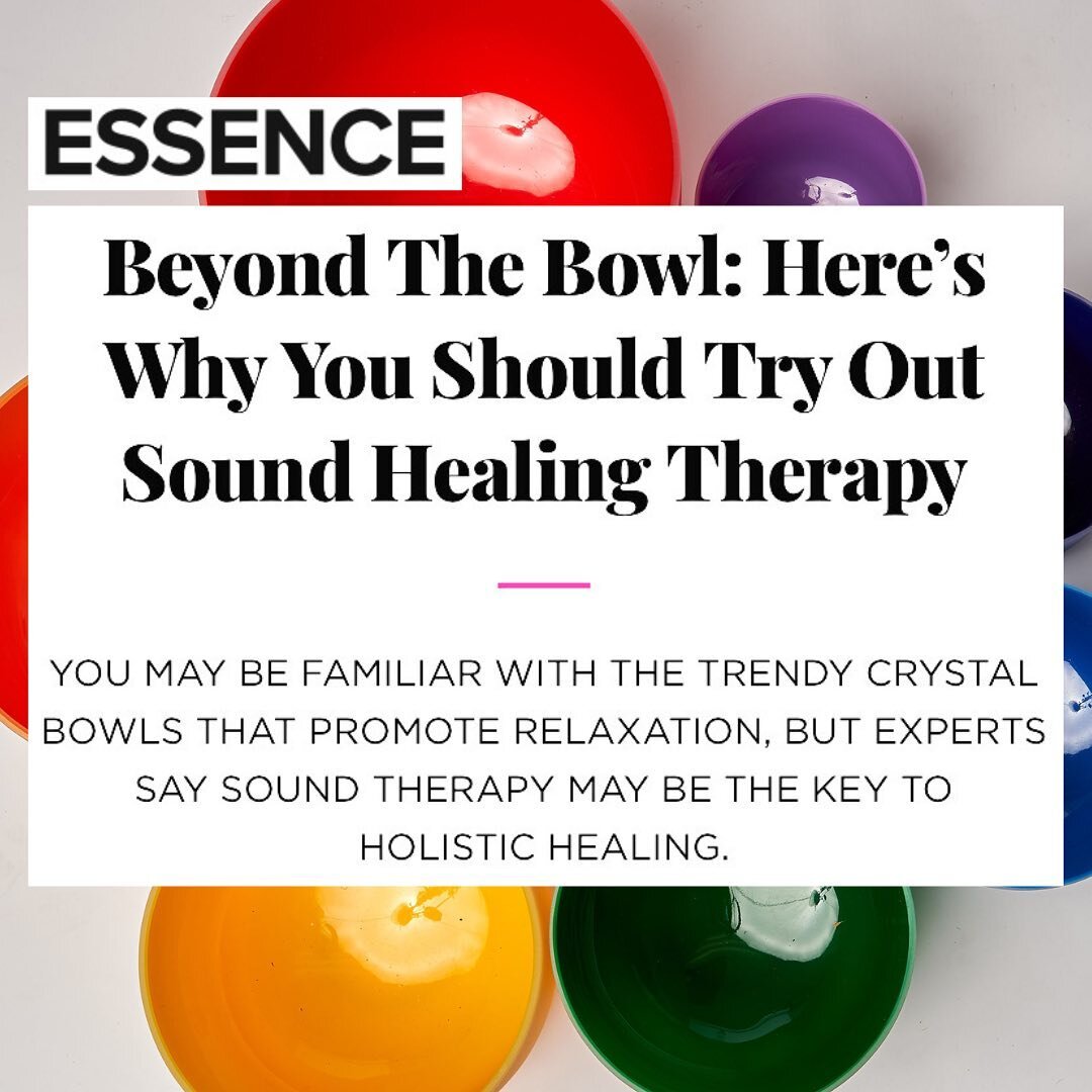 Check out my latest feature with @essence on the power of Sound Healing! ✨💗

I am so passionate about the power of Sound Healing because it is a truly profound and effective tool for healing I want more humans to have access to. Especially as women 