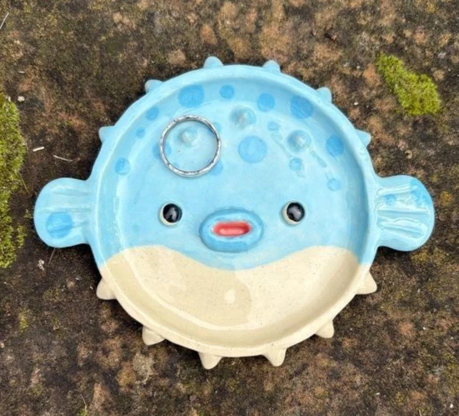 Kids Clay Class: Blowfish Plate 8/4 4:00-5:00pm