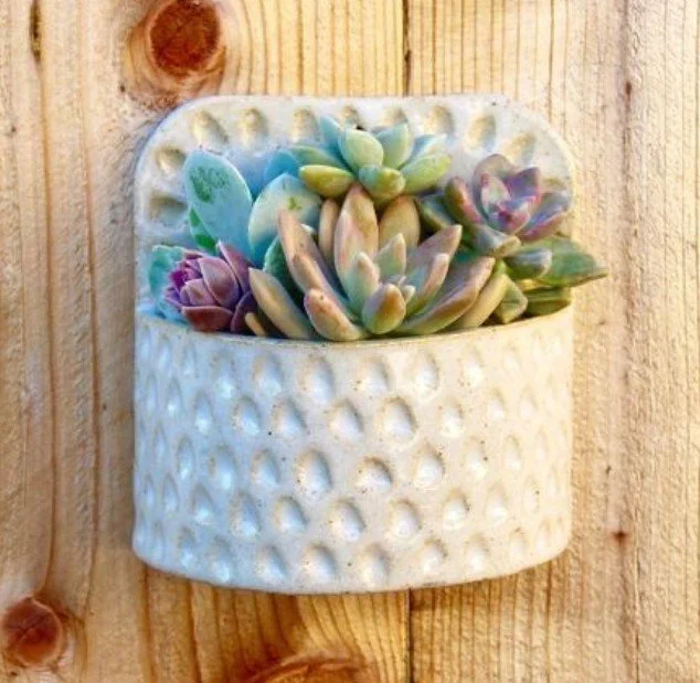 Adult Workshop: Textured Ceramic Wall Vase 2/20 Friday 6:00-8:00pm