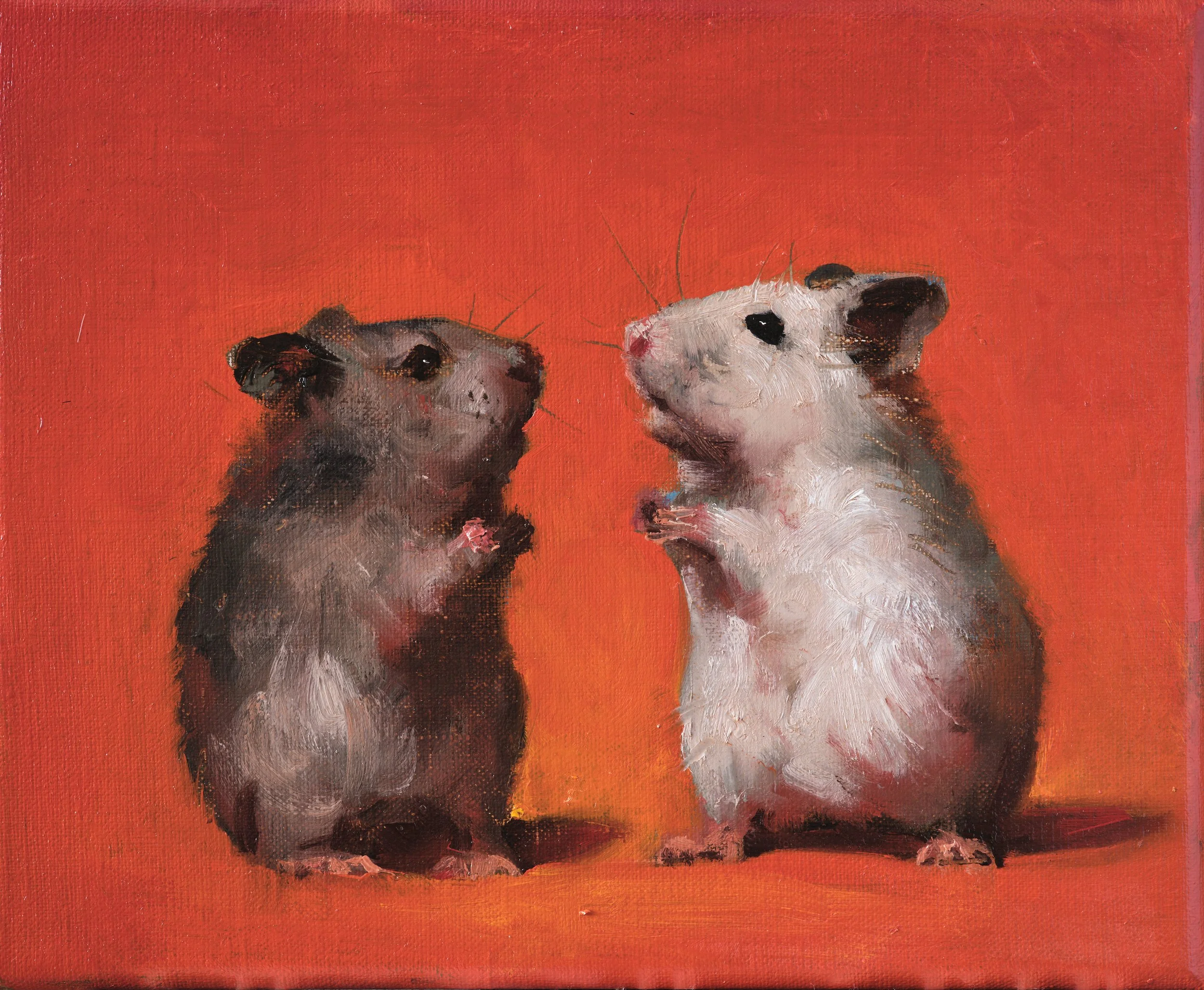 Just Between Us, 22 x 26 cm, Oil on Linen, 2026