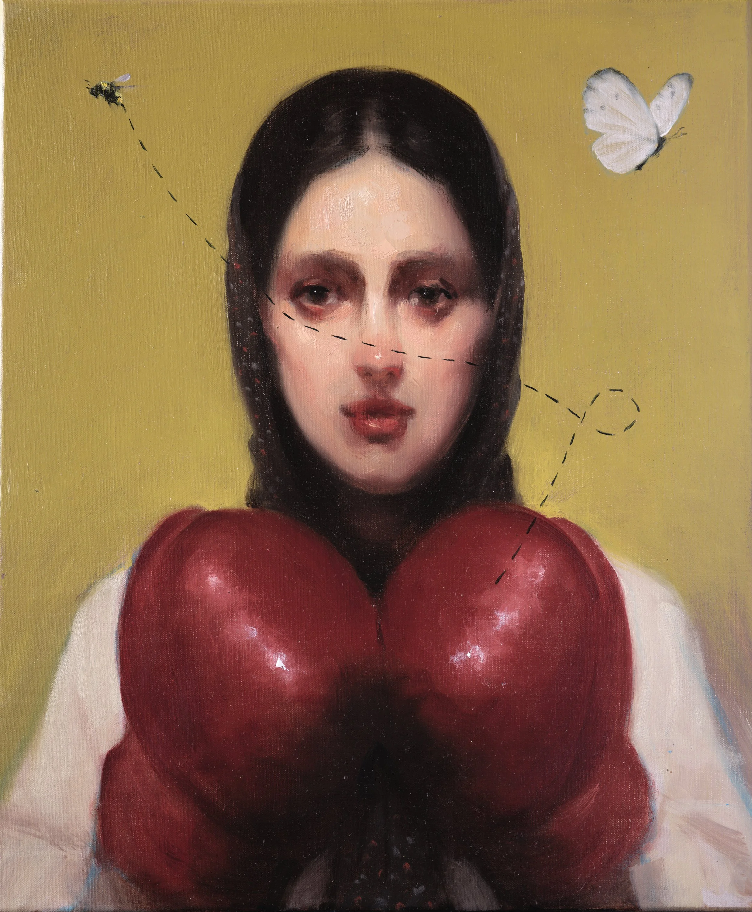 Bahar, 60 x 50 cm, Oil on Linen, 2026 