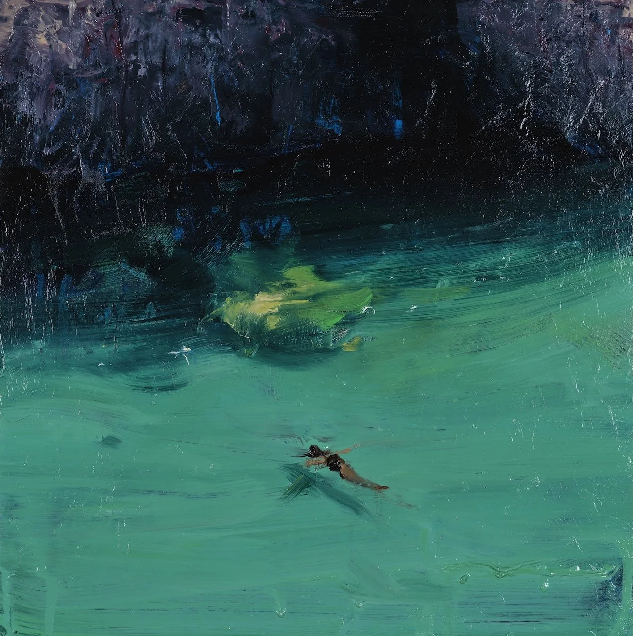 FLOAT, 30 x 30 cm, Oil on Mounted Board, ,2025
