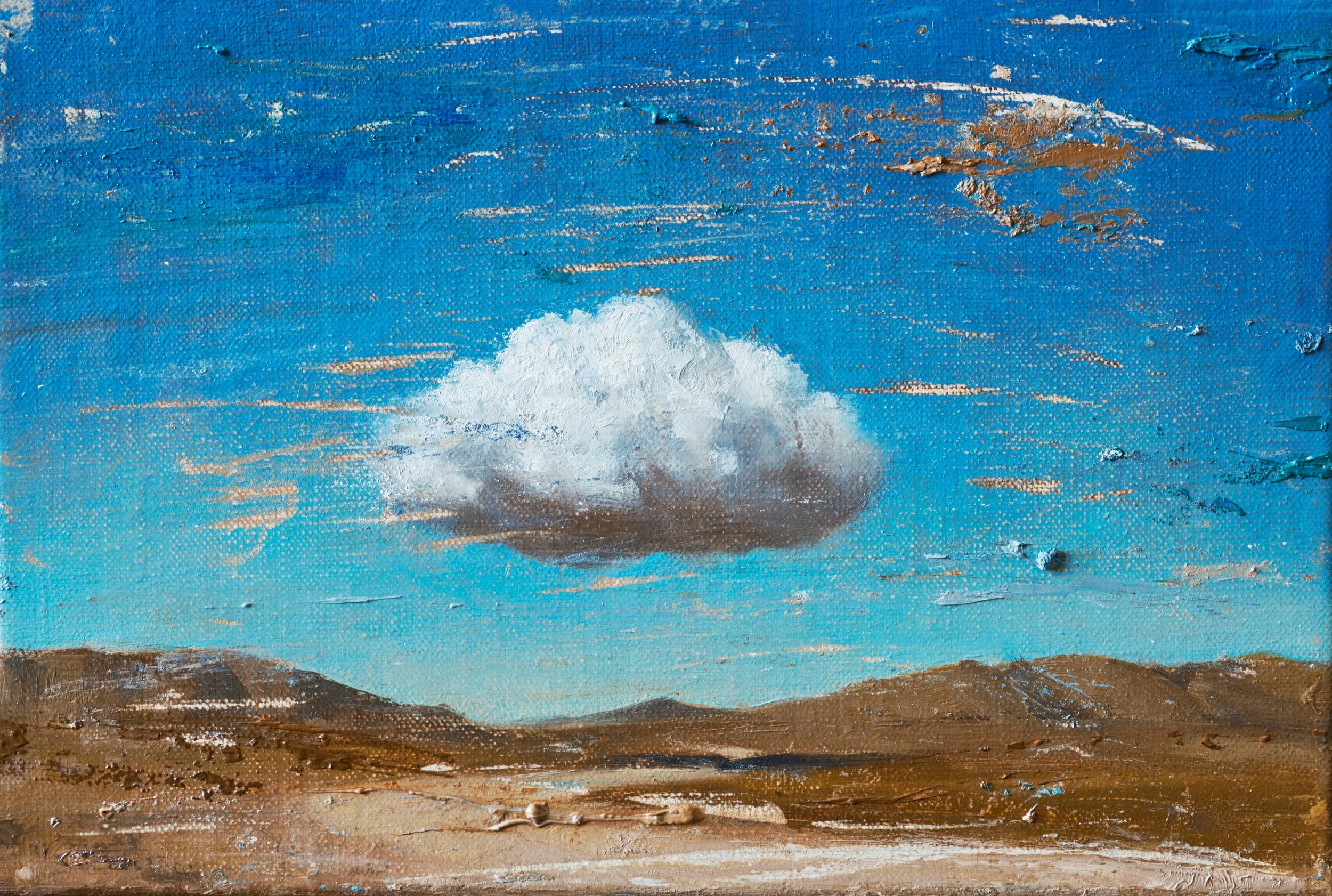 Passing Cloud, 30 x 20 cm, Oil on Linen, 2026