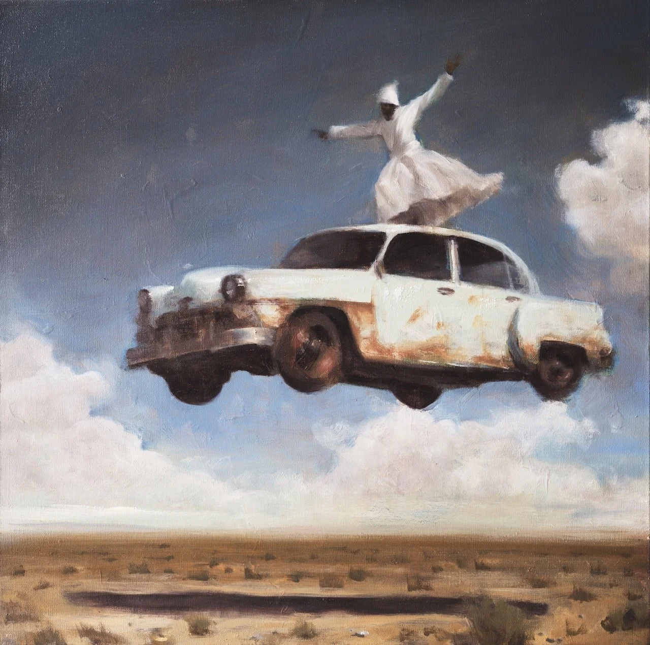JOYRIDE, 60 x 60, Oil on Linen, 2024