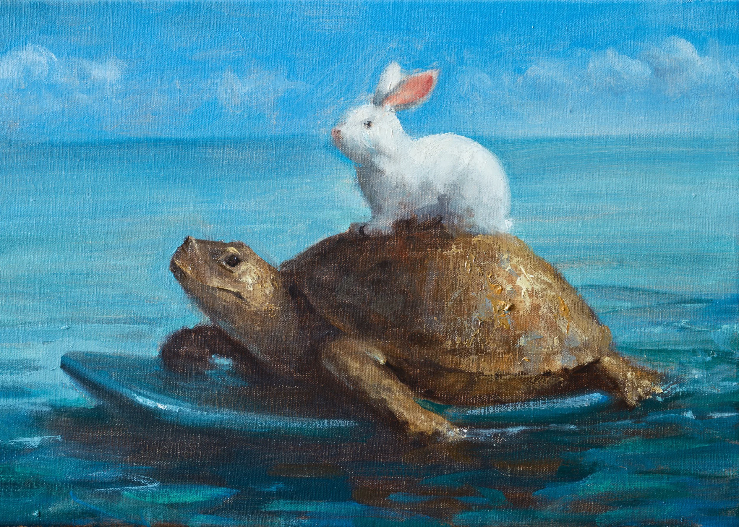 The Hitchhiker, 46 x 33 cm, Oil on Linen, 2026