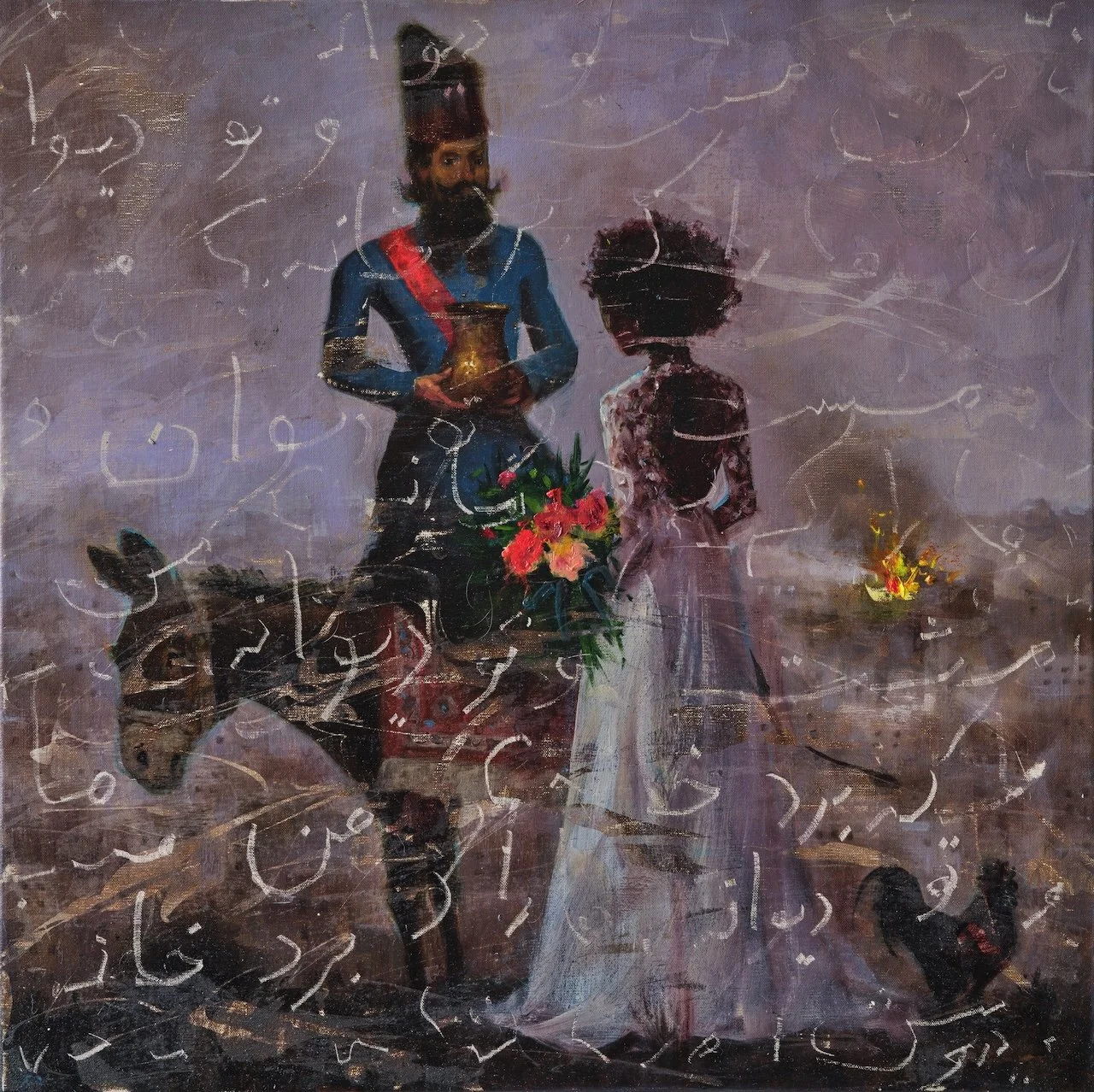 LOST BRIDE, 70 x 70 cm, Oil on Linen, 2026