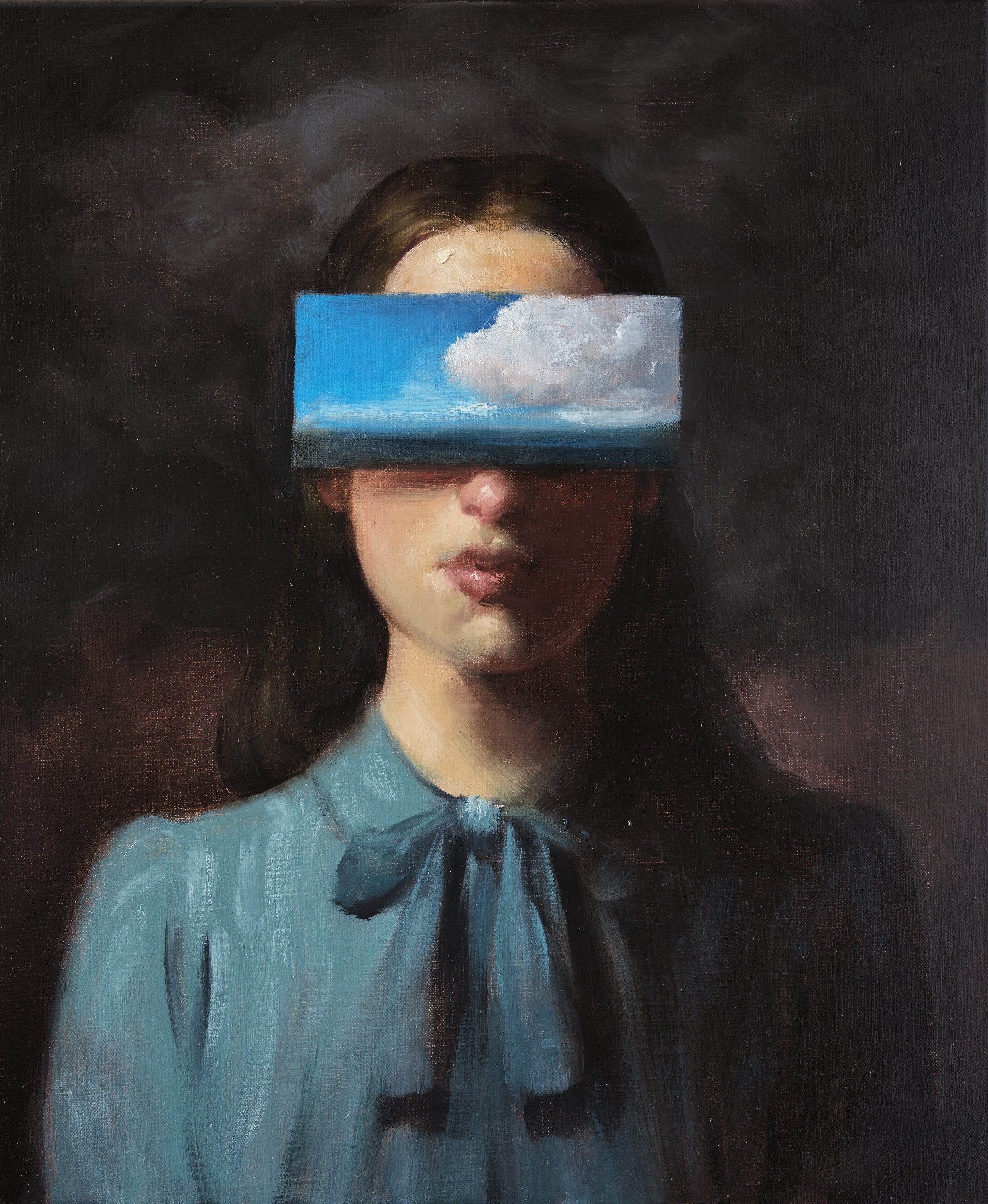View Finder, 60 x 50 cm, Oil on Linen, 2026