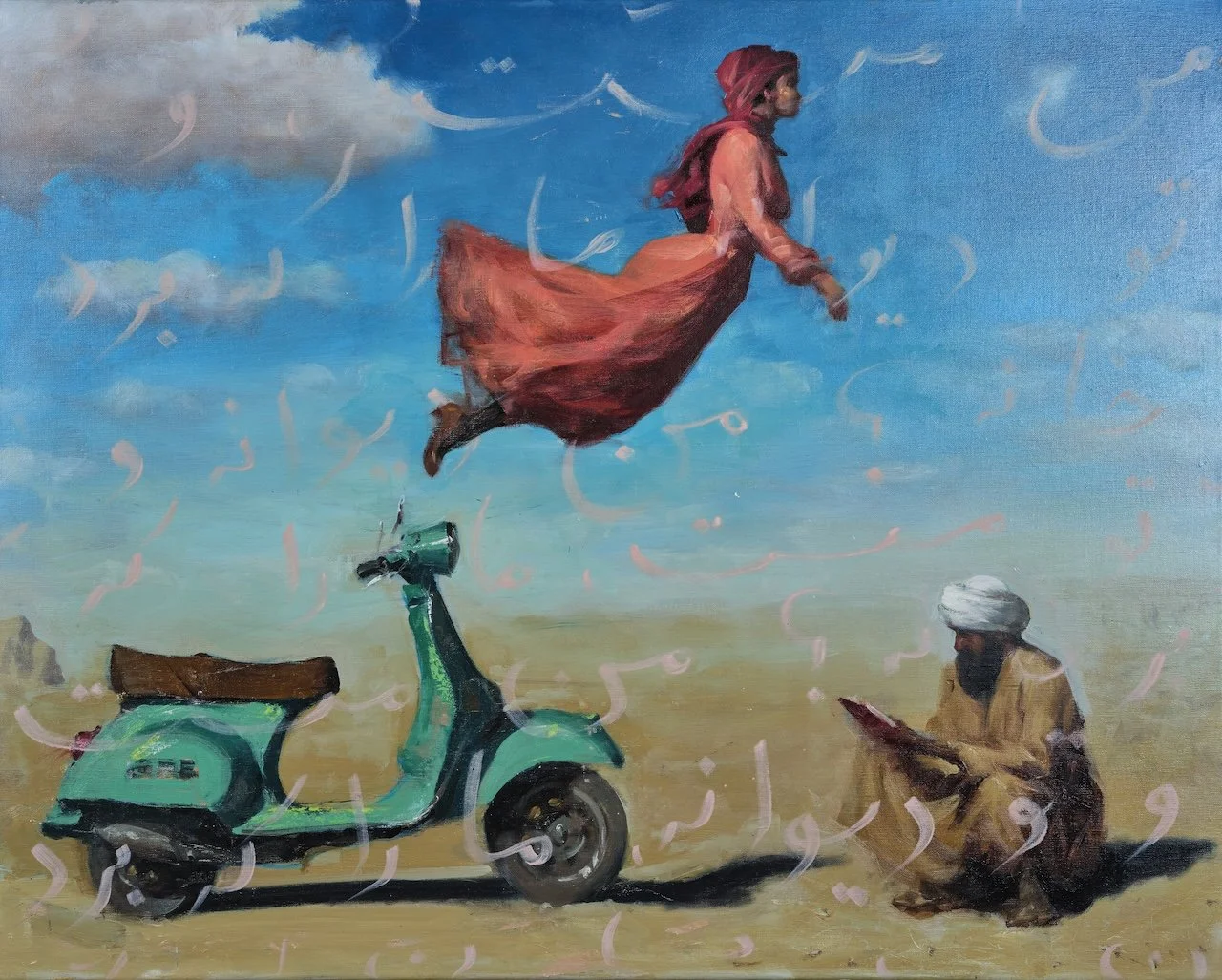 FLY-BY, 80 x 100cm, Oil on Linen, 2026