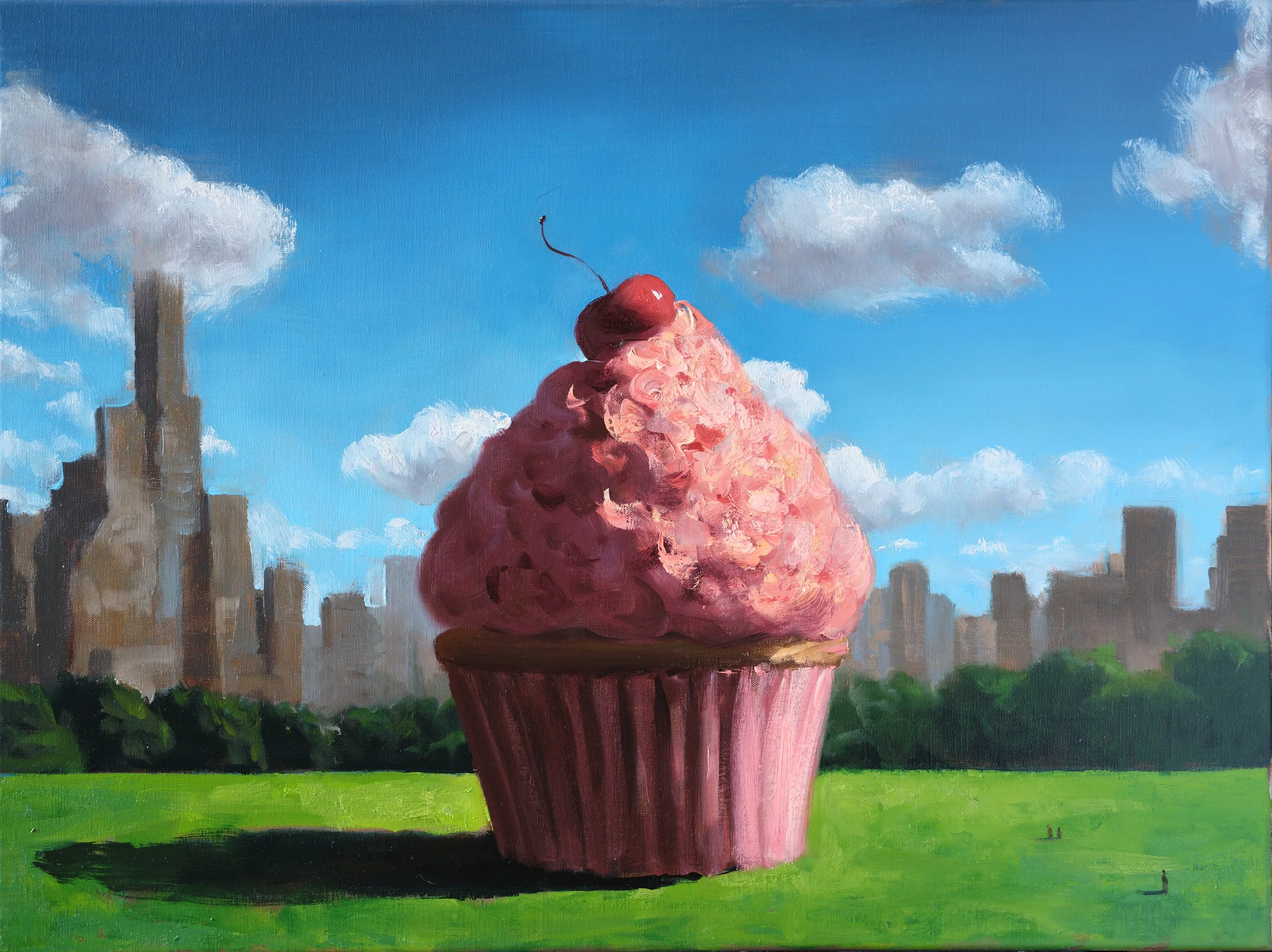 Cupcake in the Park, 60 x 80 cm, 2026