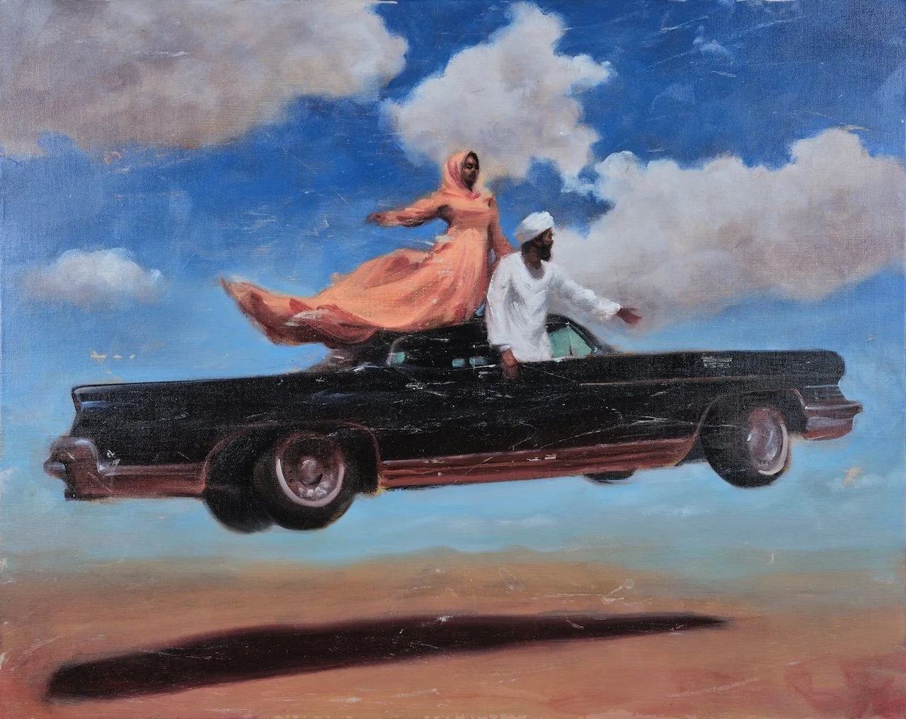 THE GOOD RIDE, 80 x 100 cm, Oil on Linen, 2025