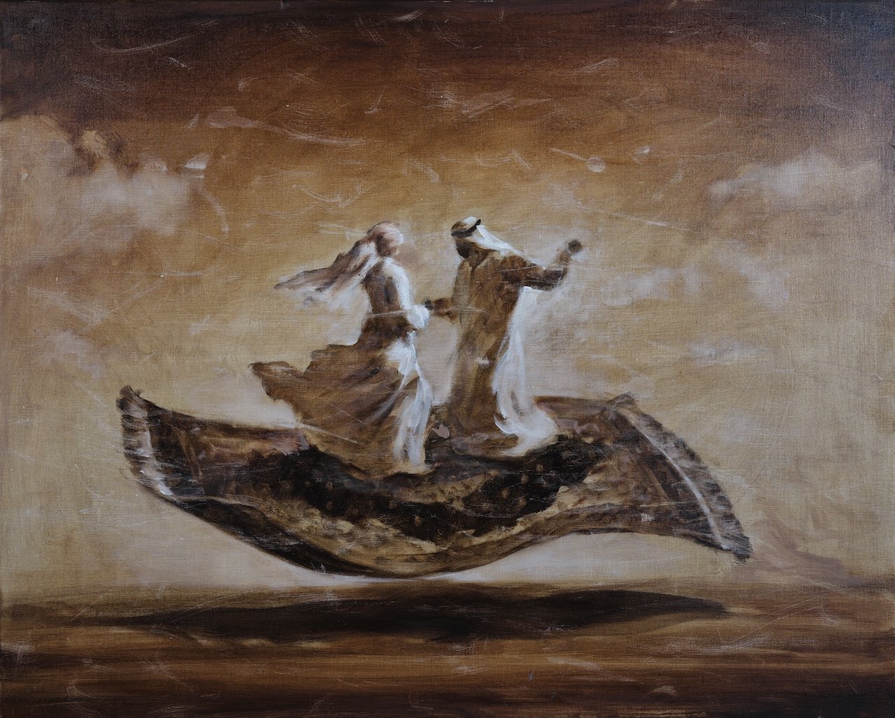 MAGIC CARPET, 80 x 100 cm, Oil on Linen, 2026