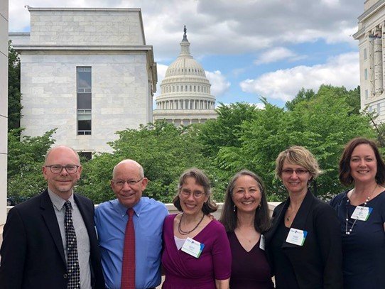 Peter with Oregonians at OTA Lobby Day, May 2018