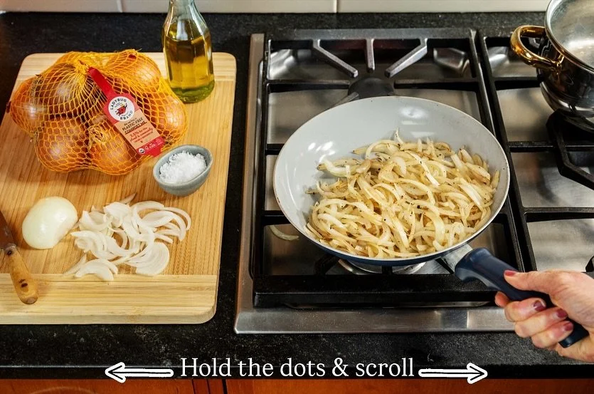 *Hold the dots (below the photo) &amp; scroll*​ 

Shake up your onion sets with Ladybug Brand net bag onions. 

From all of us at OGC, thank you for your partnership in bringing organic produce to the people. Here&rsquo;s to safe and healthy holiday 