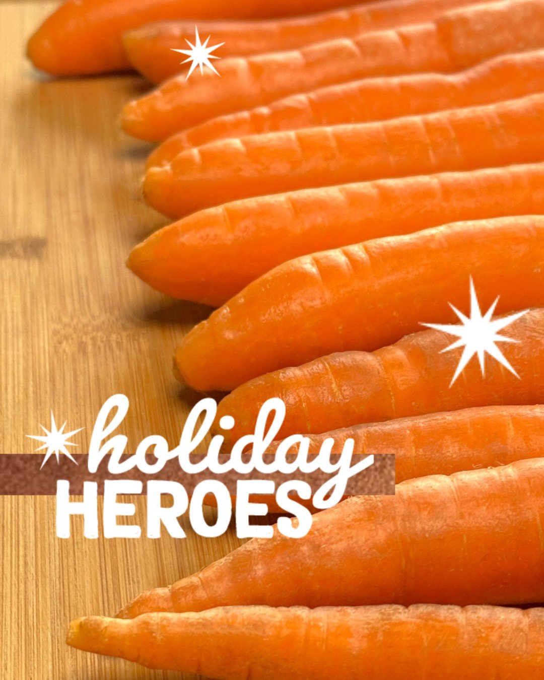 Slice &lsquo;em, dice &lsquo;em, chop &lsquo;em or peel &lsquo;em!​

From roasting pan to crudit&eacute; platter, tasty organic, NW grown carrots are doing some heavy holiday lifting. Crunchy texture, thin skin, big flavor&hellip; aka the platonic id