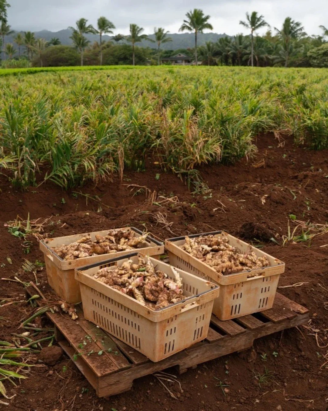 Nestled on the North Shore of Kauai, there&rsquo;s a beautiful organic farm dedicated to growing some of the best ginger, turmeric and galangal around. Harvested to order and never stored, these rhizomes are on grocery store shelves less than a week 