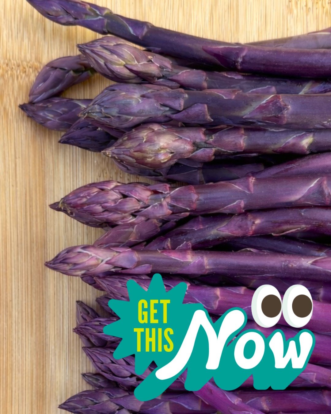 So your shoppers are looking for something extra special for their springtime feasts? 

Point them towards showstopping purple asparagus. These tasty spears are great whether they're grilled, roasted or added to salads raw. They have the same mild, n