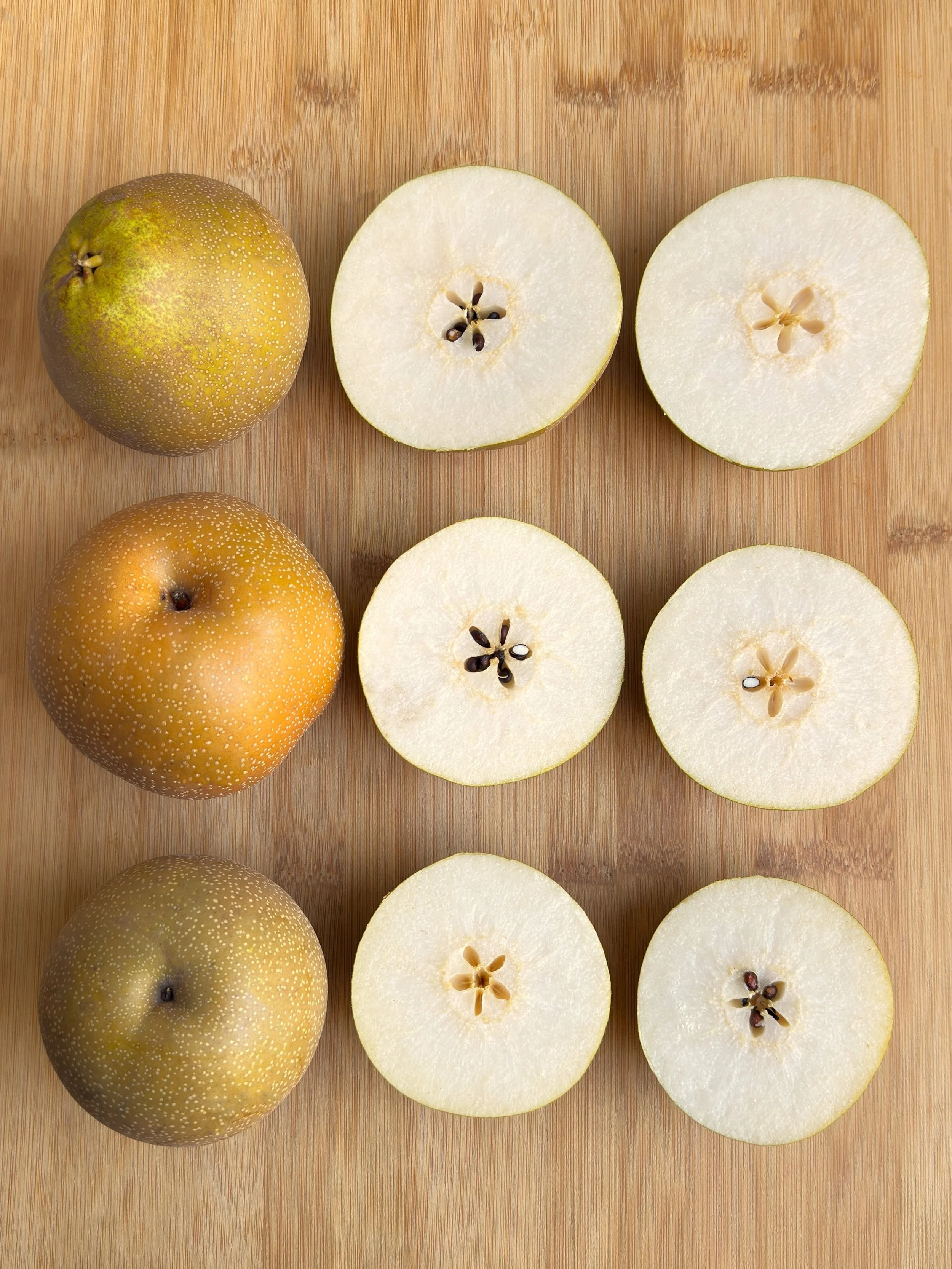 Quick reminder! Bring in these OGC Peak Picks of the Week:

Crisp, aromatic and delicious, make sure to make room between for a few terrific organic Asian pear varieties. Golden brown Hosui is sweet, juicy and crisp, with a hint of tartness giving it