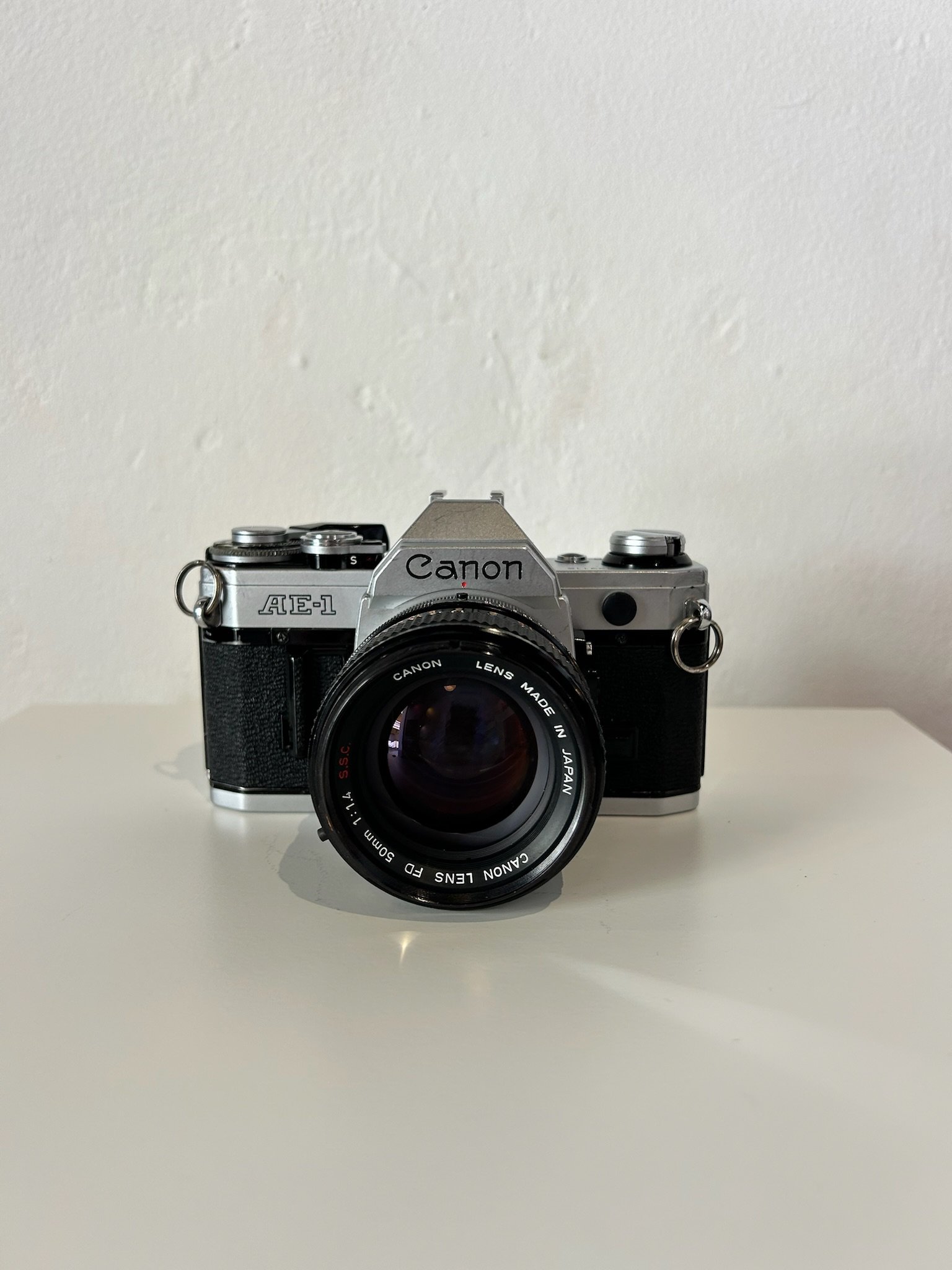 Canon AE-1 35mm Film Camera - Silver