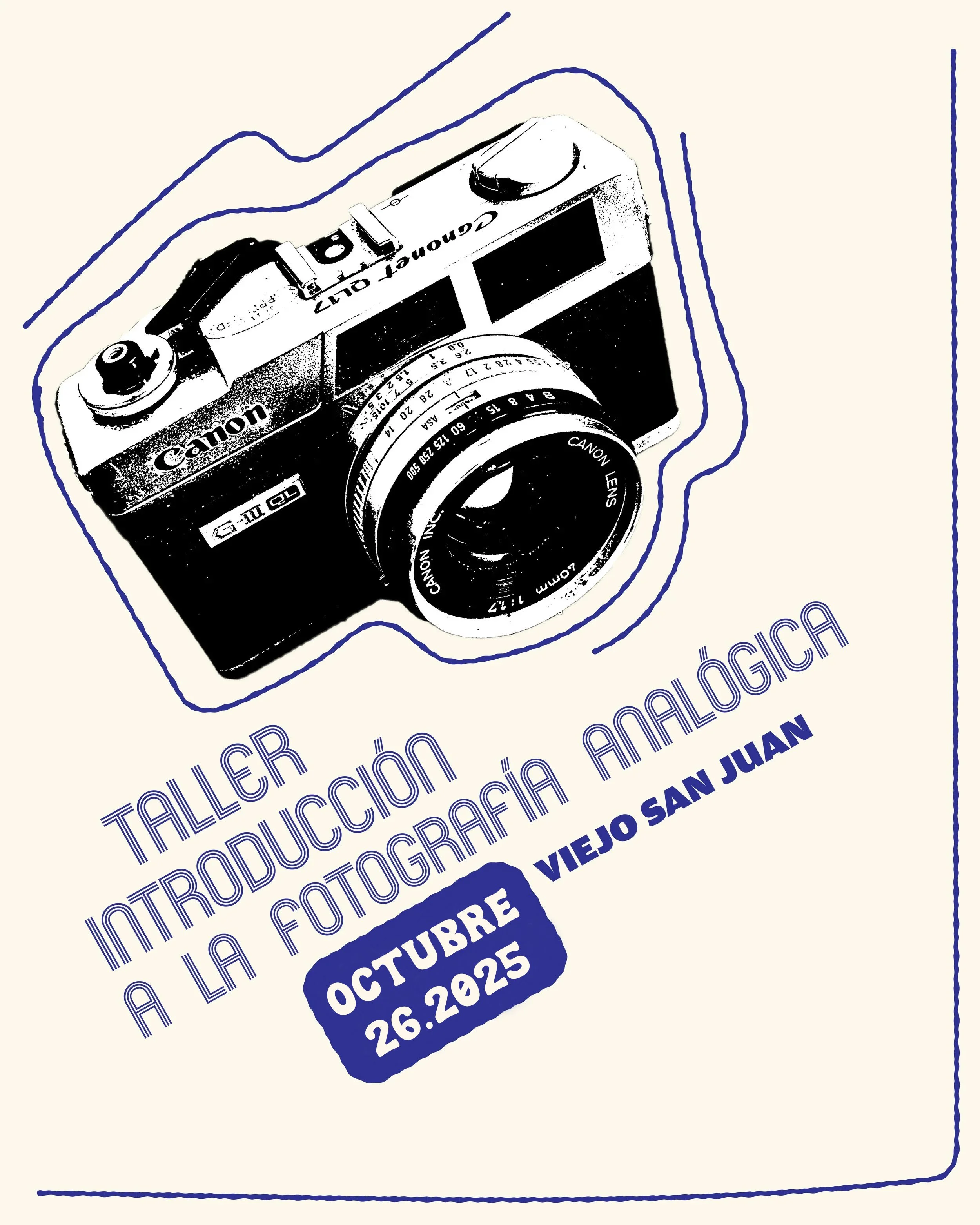 TALLER INTRODUCIÓN A LA FOTOGRAFÍA ANALÓGICA - 7 DE DICIEMBRE