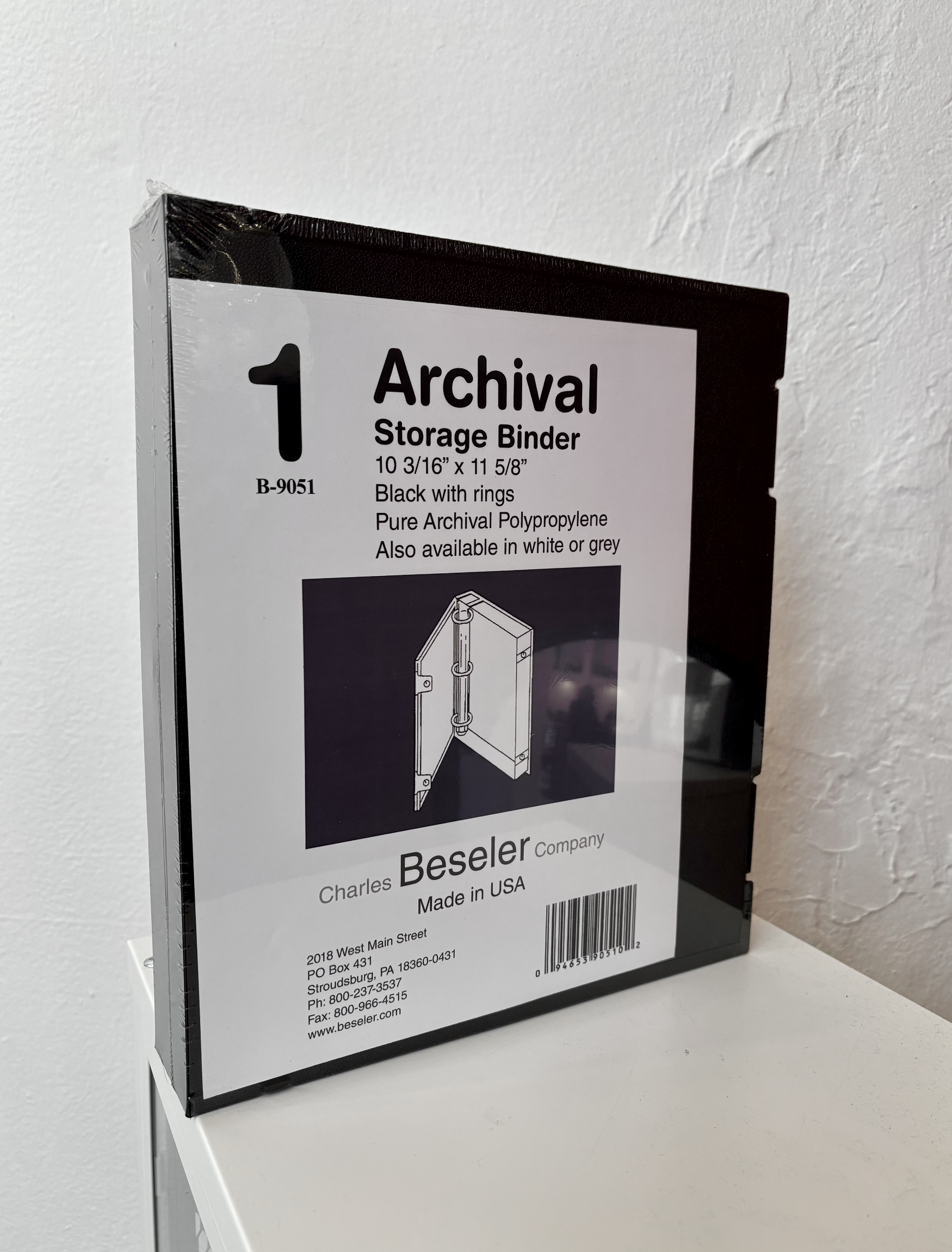 Besfile Archival Storage Binder with Rings