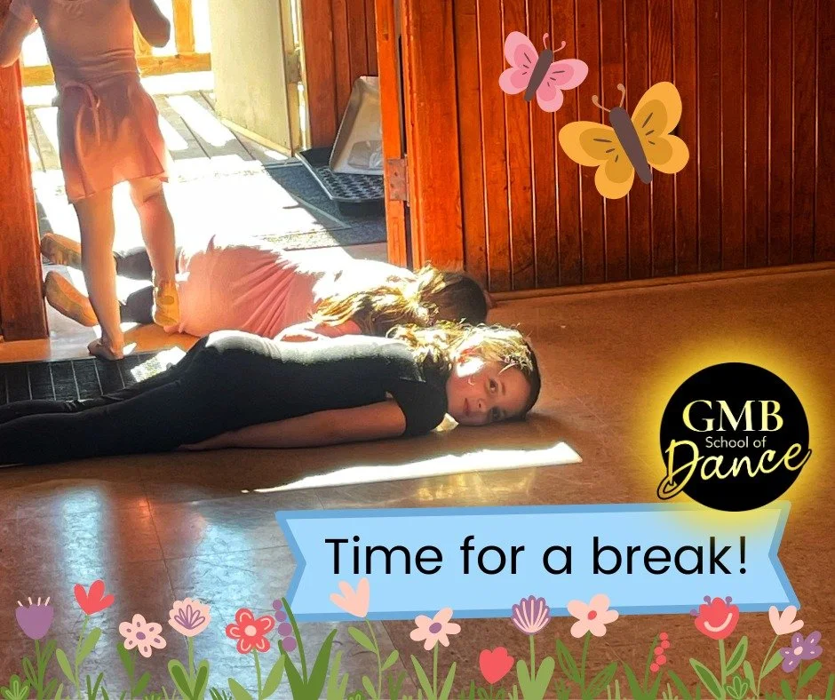 ☀️ Believe it or not, the sun is back in the forecast next week, just in time for Spring Break!

There will be no GMB classes Monday to Thursday next week (March 16 - 19)

**Pre-Dance and Company members do have class on Saturday, March 21 (can't wai