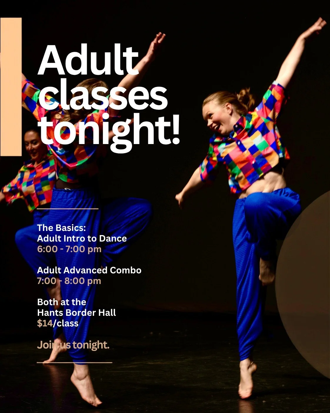 Drop-In Tuesdays this Summer at the Hants Border Community Hall! 

Whether you are stepping into dance for the first time, returning after years away, or looking to keep your practice alive between seasons, these Summer Tuesday evening classes offer 